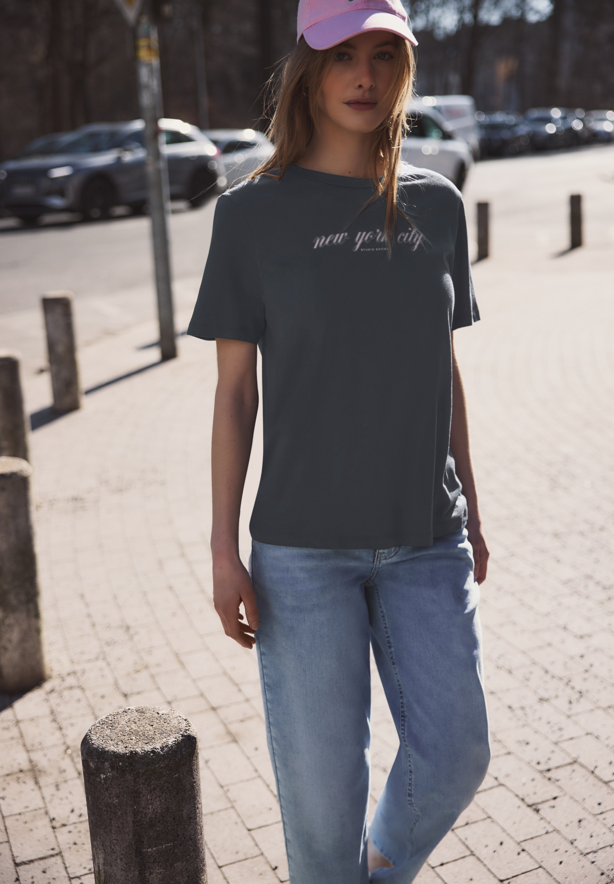 STREET ONE STUDIO Print-Shirt im soften Baumwoll-Mix günstig online kaufen