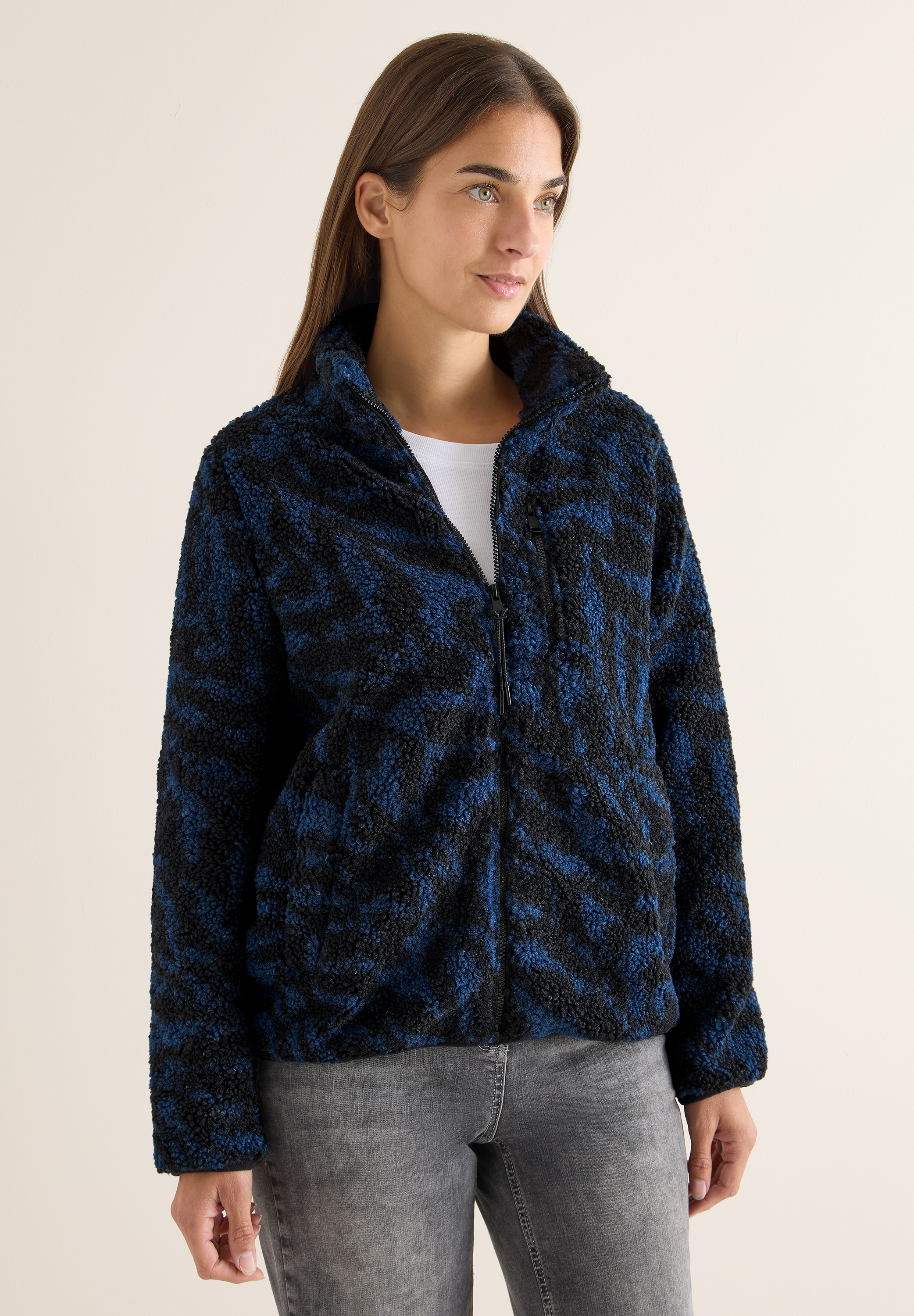 Cecil Sweatjacke, mit Stehkragen günstig online kaufen