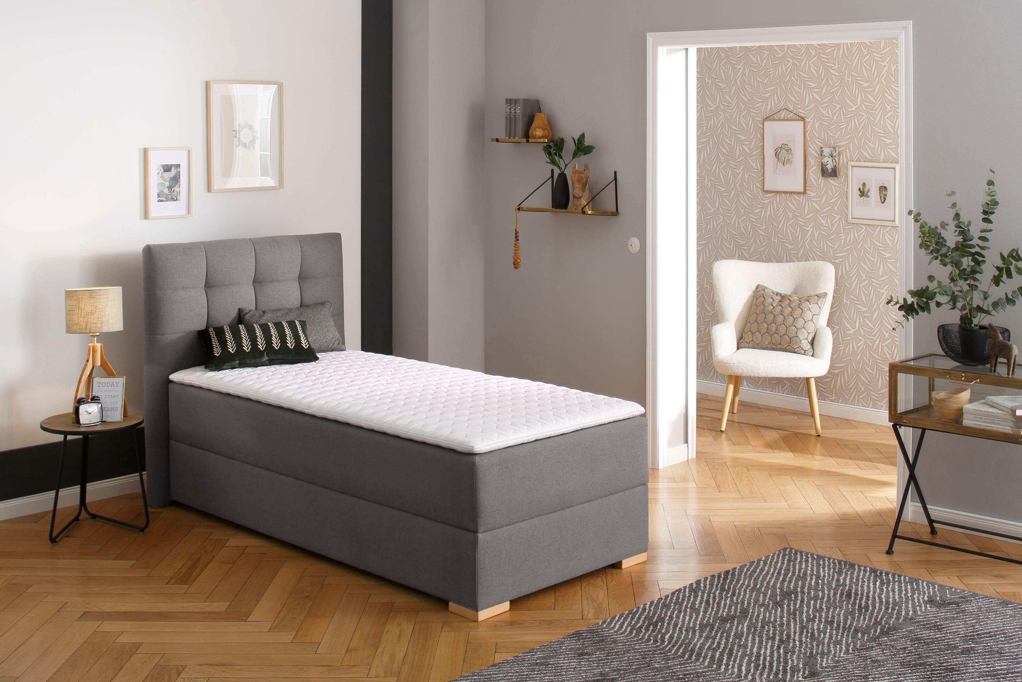 Home affaire Boxbett "Olivet mit Bettkasten" in 4 Farben, 4 Breiten, 2 Matratzenarten, auch in Überlänge 220 cm