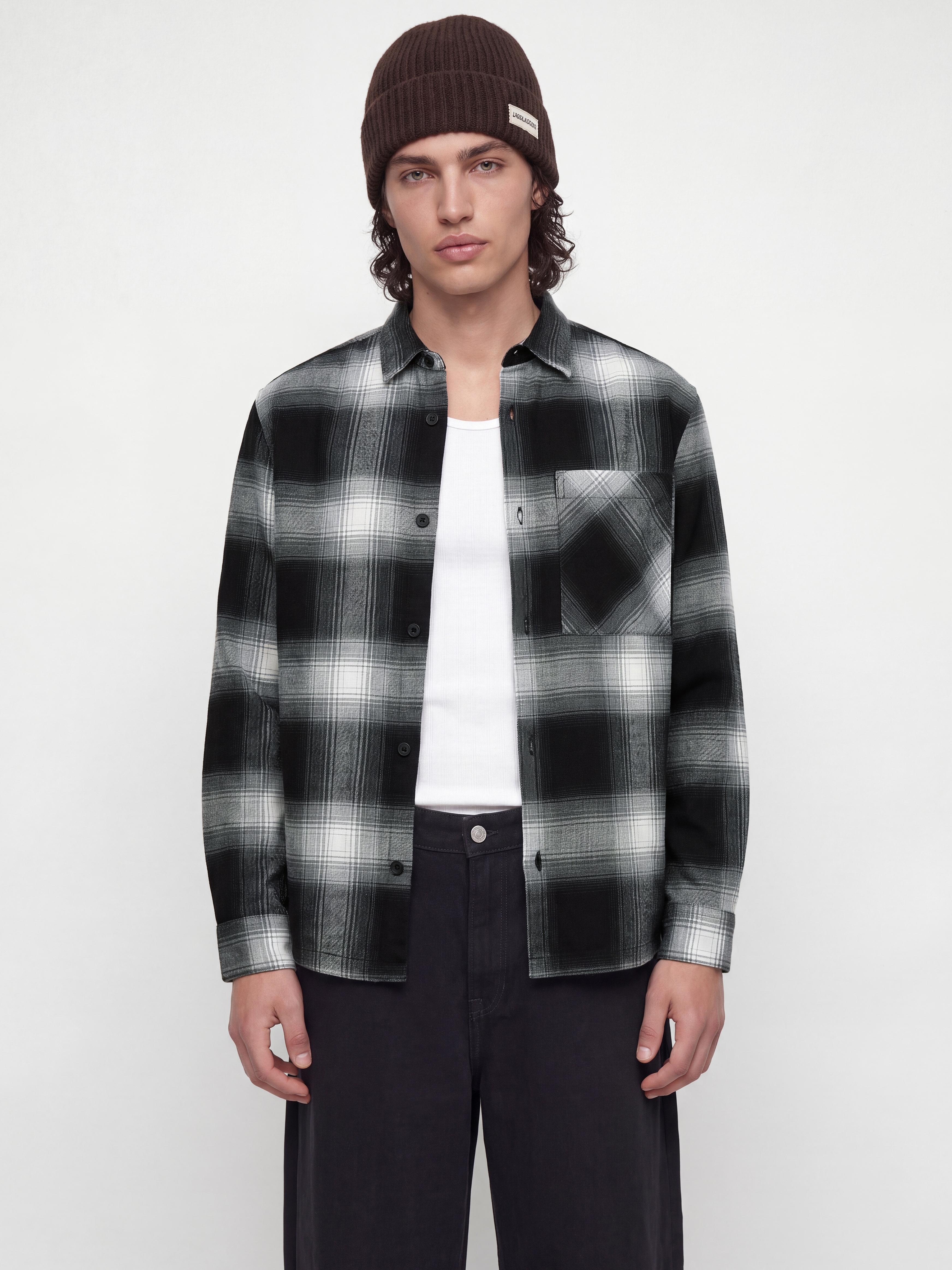 Jack & Jones Langarmhemd "JJEJACKSON OVERSHIRT LS SN" Baumwolle, relaxed fit