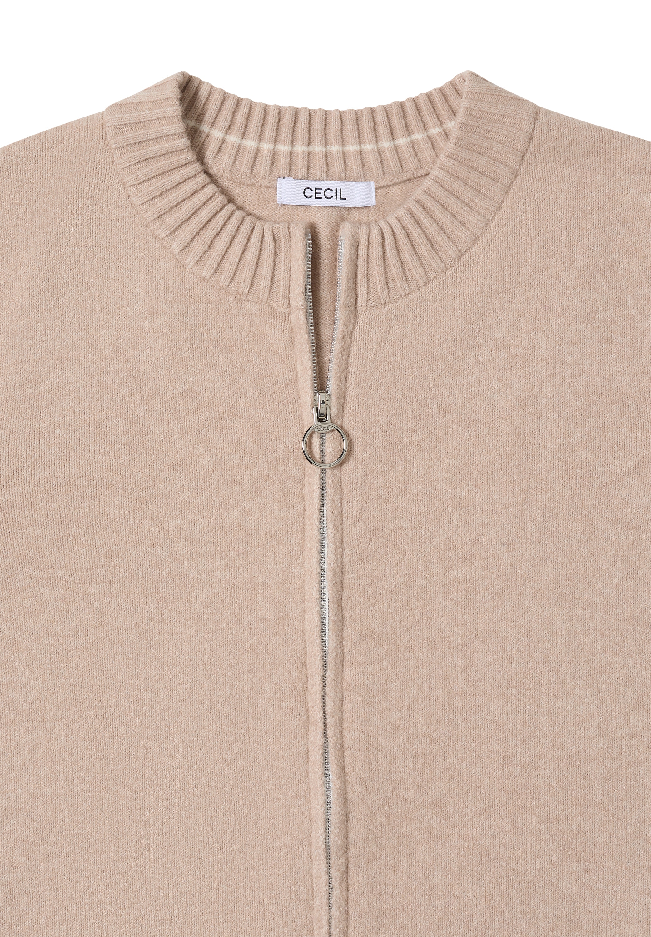 Cecil Cardigan, mit Ripp-Details