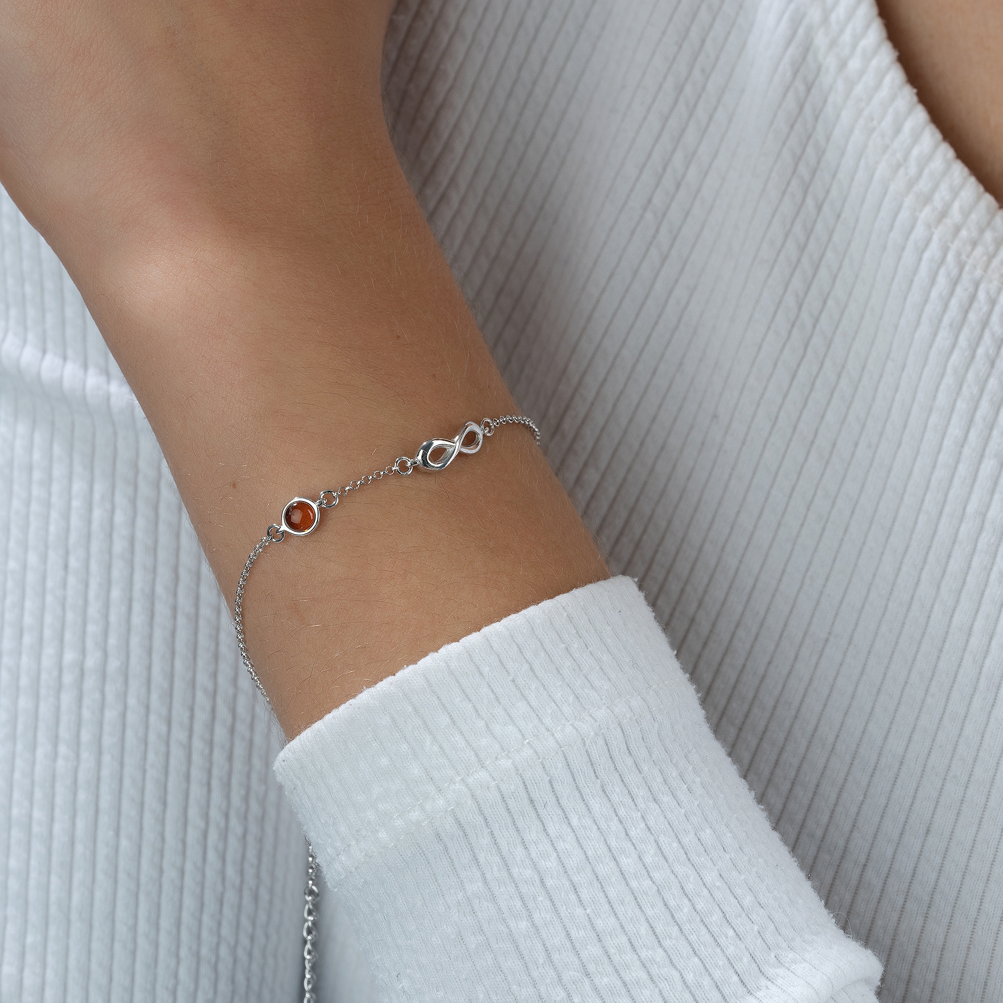 Zeeme Armband »925/- Sterling Silber Bernstein«