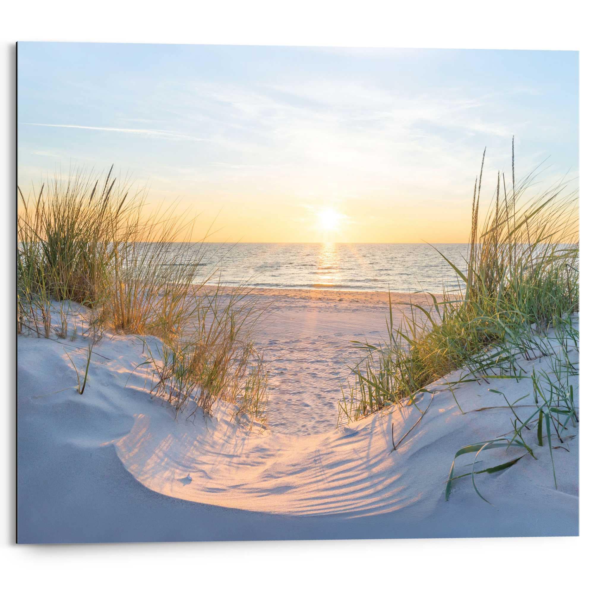 Reinders Deco-Panel "Sonnenuntergang", Wohnzimmer - Beige - MDF - Wasser - günstig online kaufen