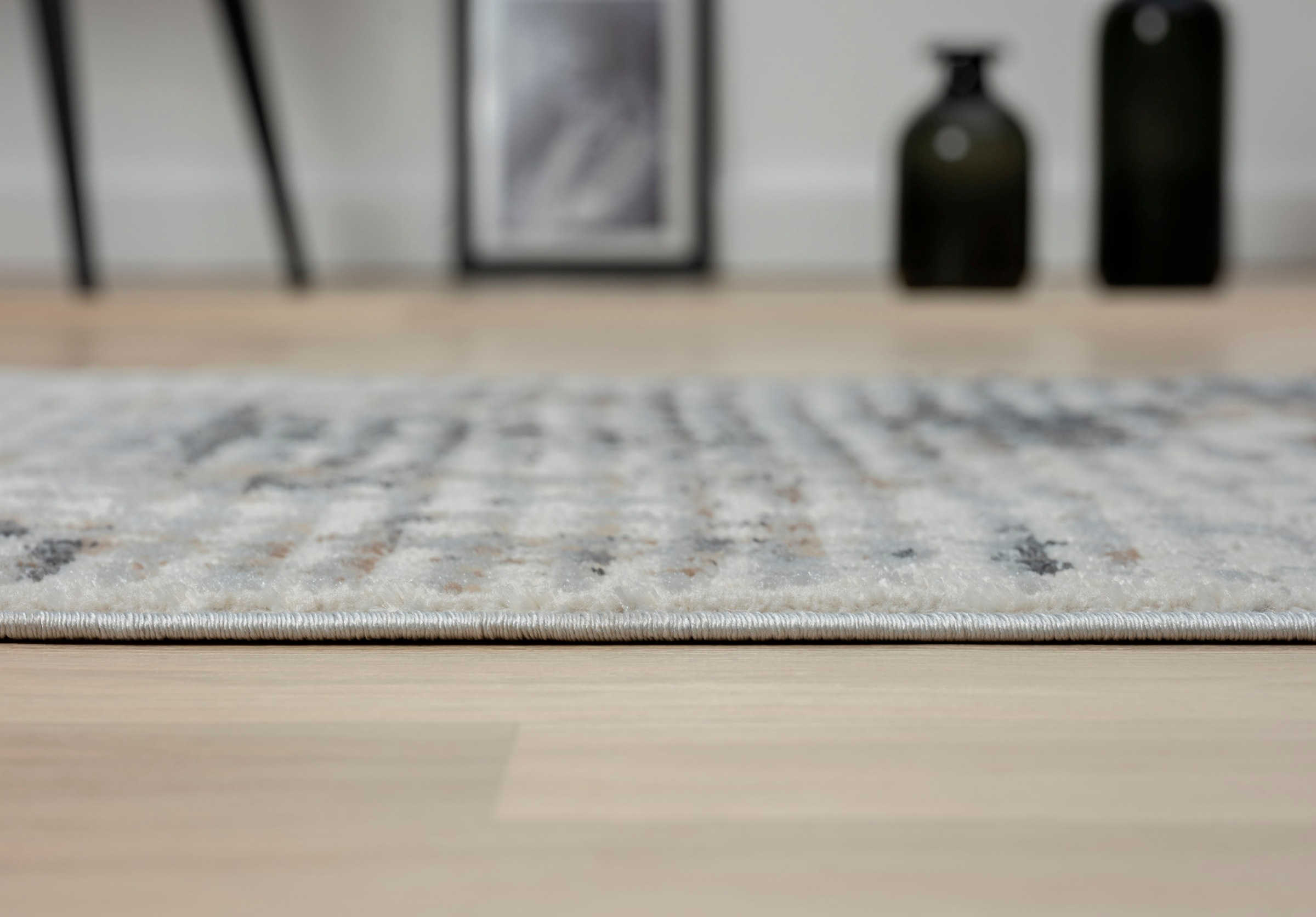 Myflair Möbel & Accessoires Teppich »My Joy Lagerräumung«, rechteckig, 8 mm Höhe, Kurzflor, Scandi-Design, besonders weich durch Microfaser