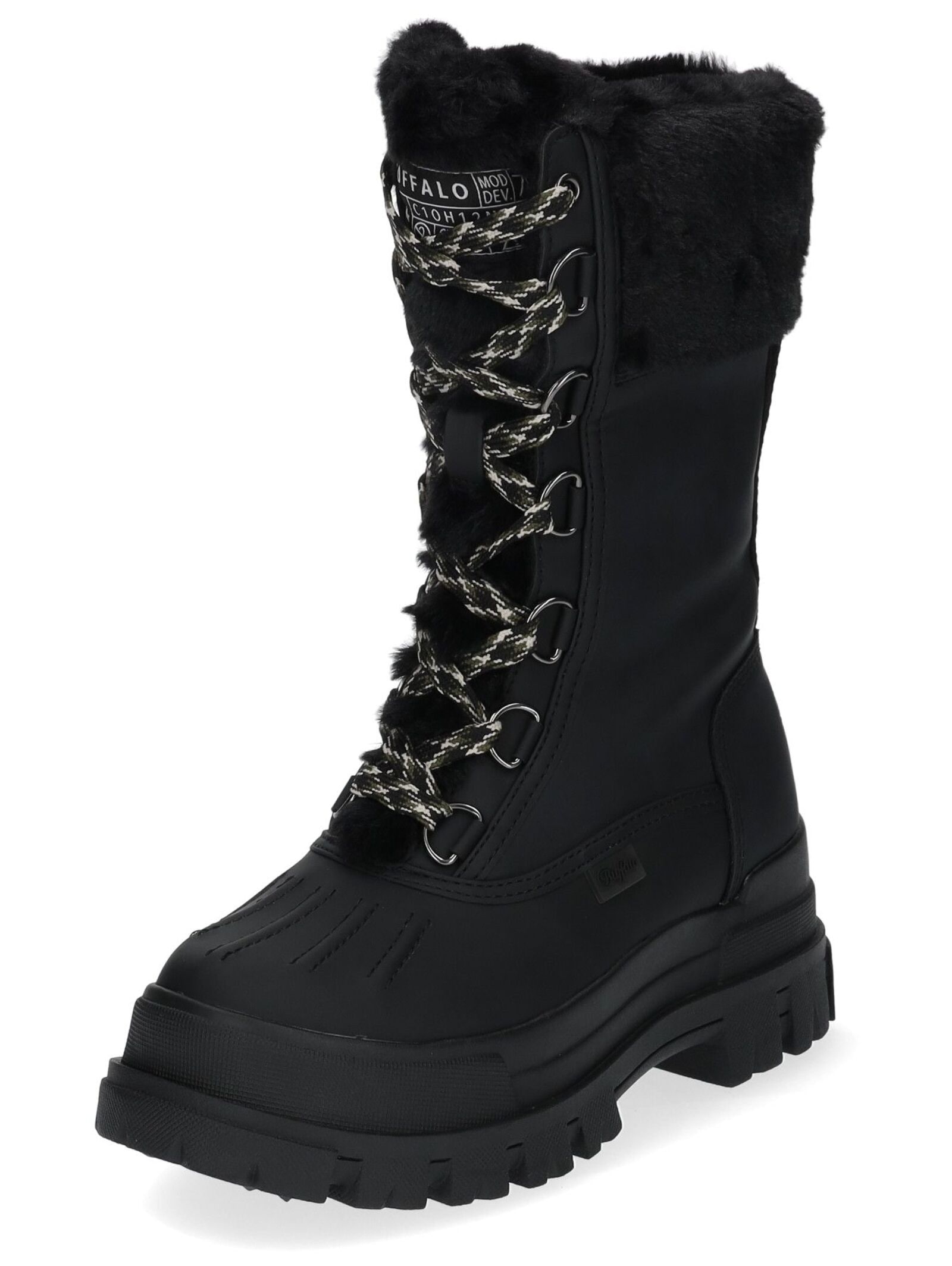 Buffalo Schnürstiefel "Buffalo Stiefel Lederimitat/Textil" günstig online kaufen