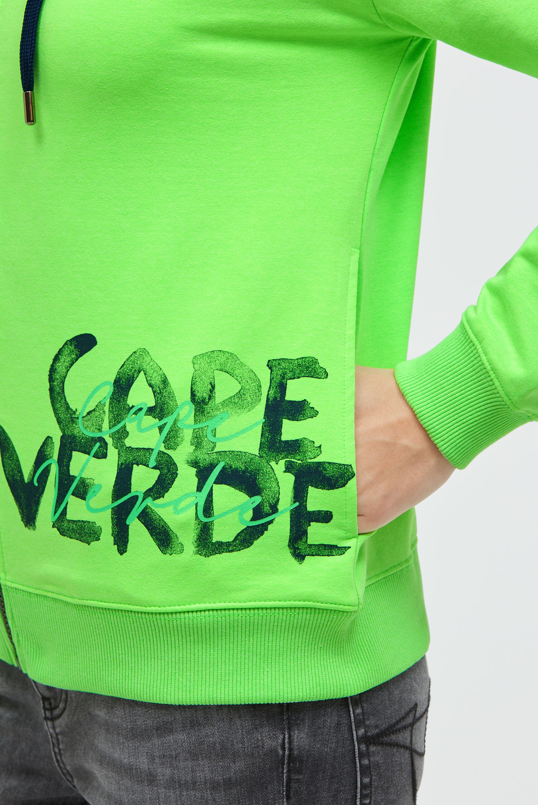 SOCCX Sweatjacke mit Baumwolle