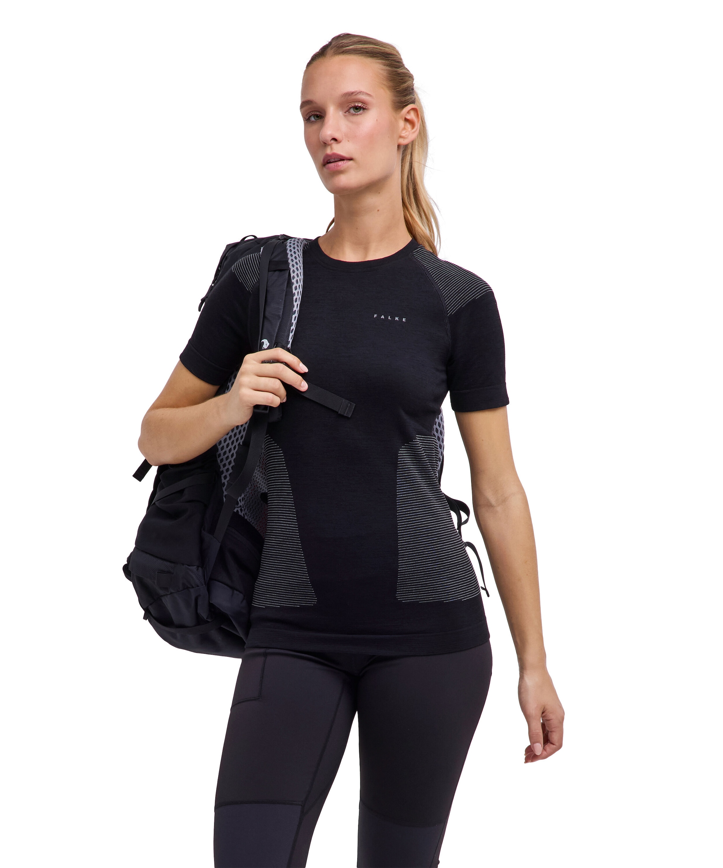 FALKE T-Shirt "Backpack-Ready Wool-Tech Light" 1