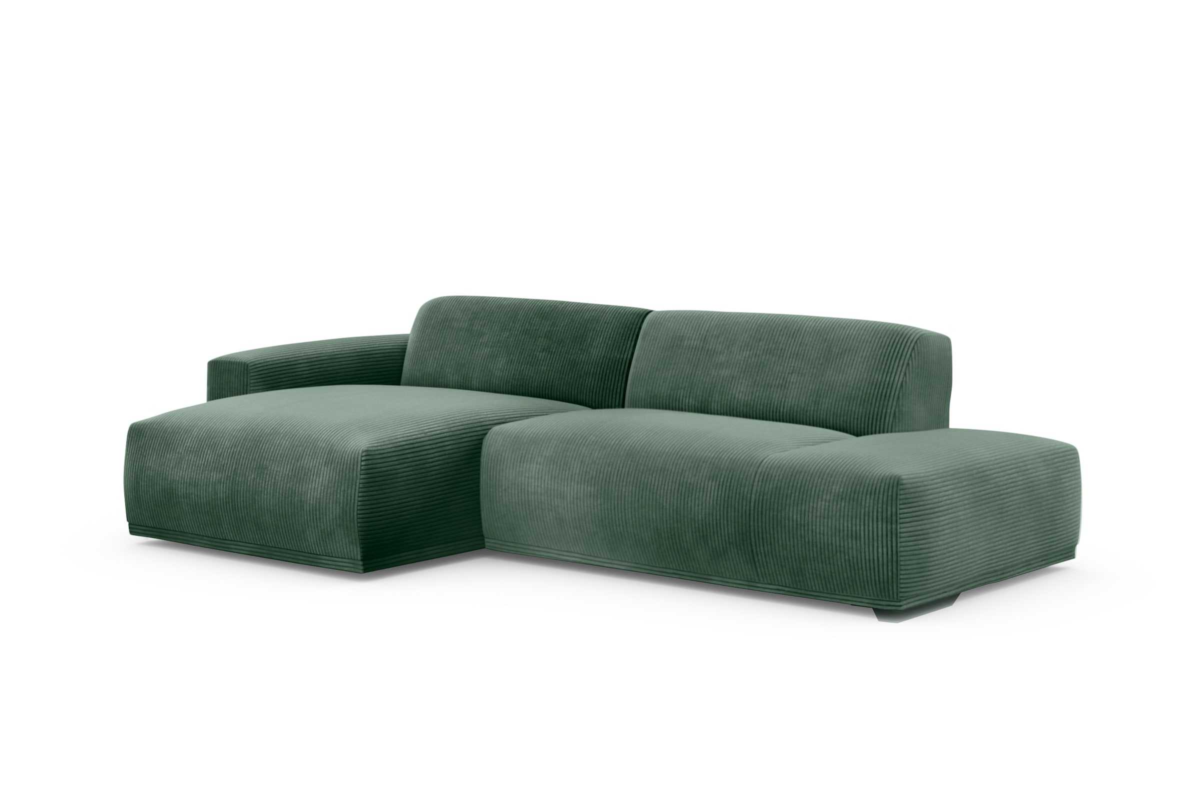 TRENDMANUFAKTUR Ecksofa »Braga, mit hochwertigem Kaltschaum, L-Form, in Cord erhältlich«, modernes Sofa, Couch mit hohem Sitzkomfort, 275/72/160 cm (B/H/T)