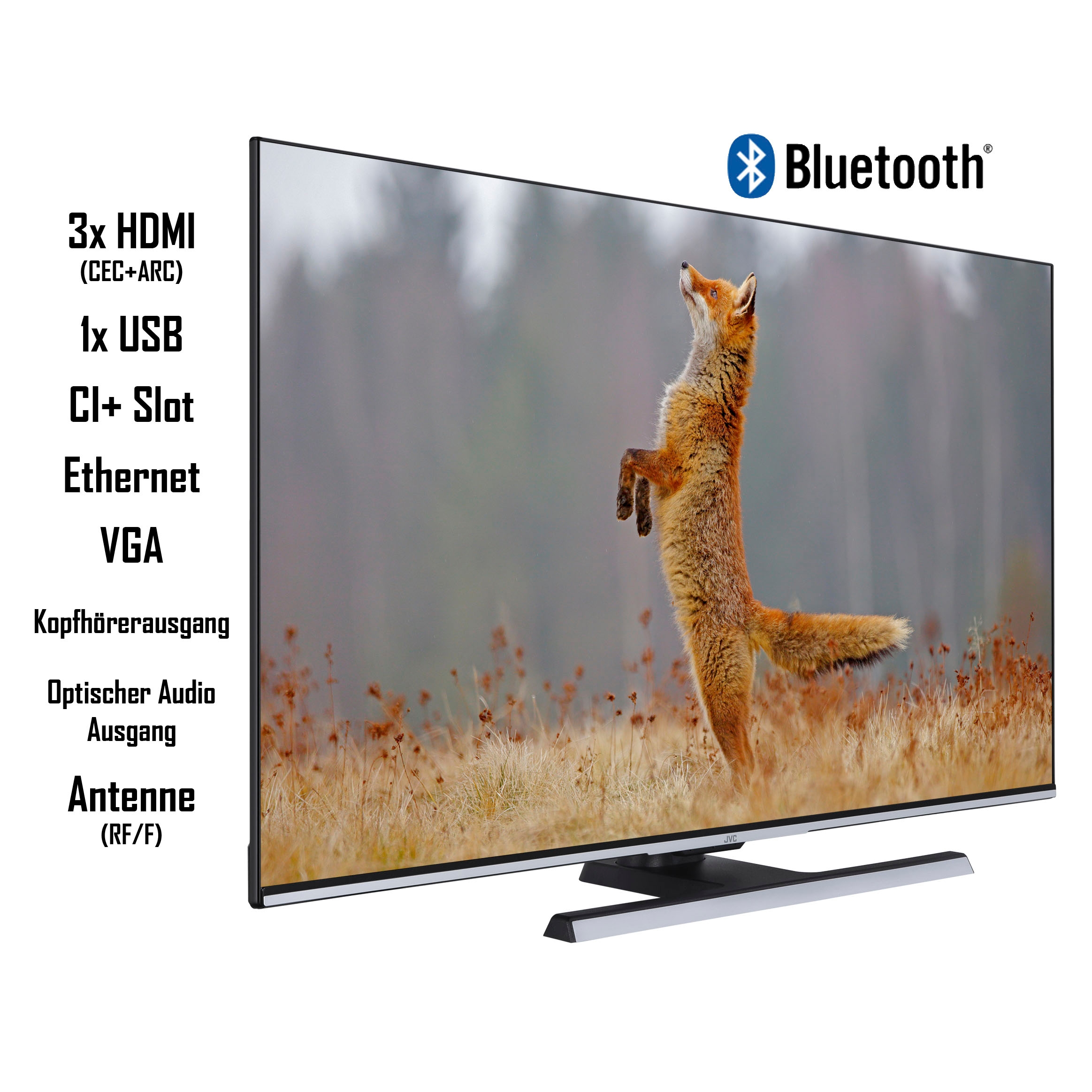 JVC LED-Fernseher, 108 cm/43 Zoll, 4K Ultra HD, Smart-TV