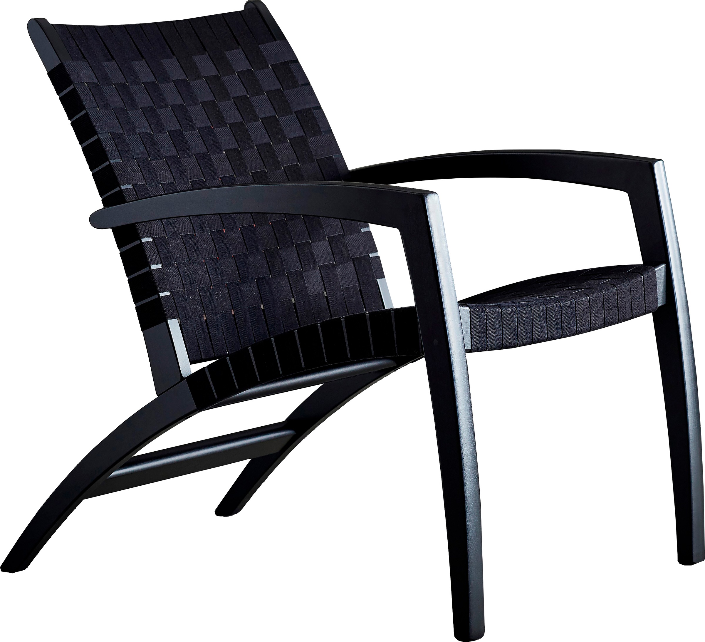 Hammel Furniture Loungesessel »Findahl by Hammel Luna«, aus massiver Eiche, Sitz und Rückenlehne aus geflochtenem Gurtband