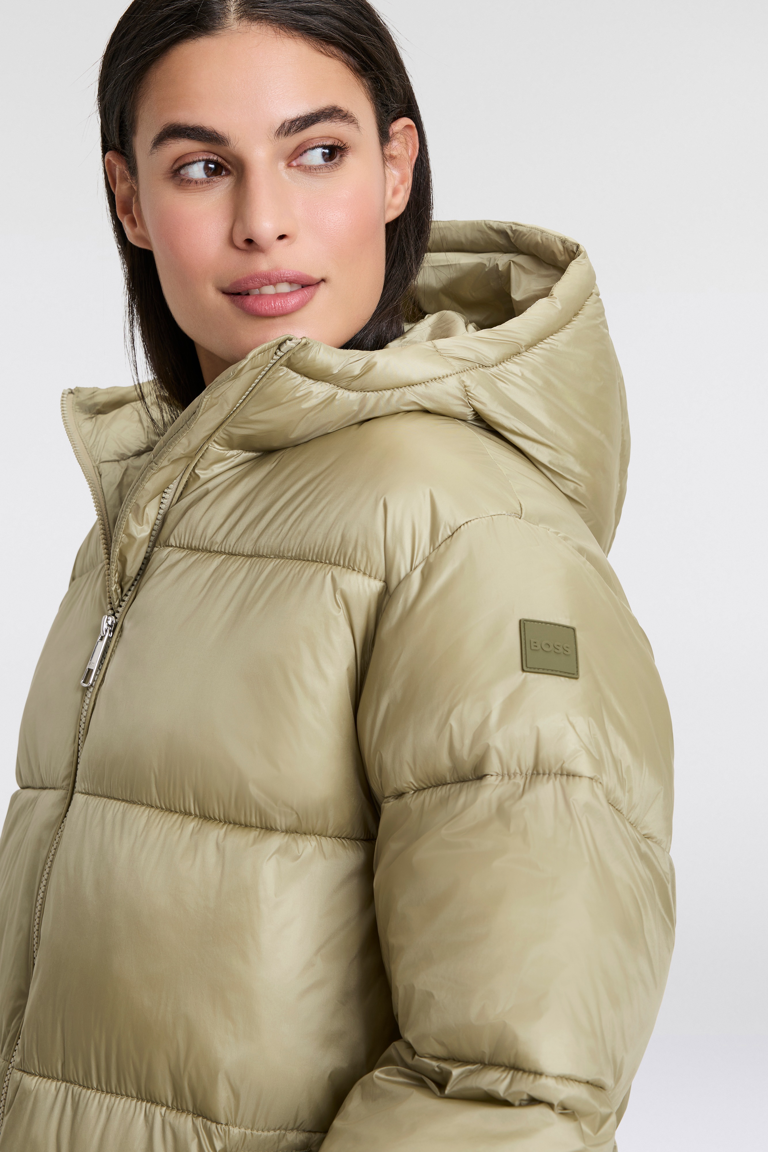 Thumbnail - BOSS ORANGE Outdoorjacke "Padilo Premium Damenmode", mit Kapuze, mit Kapuze