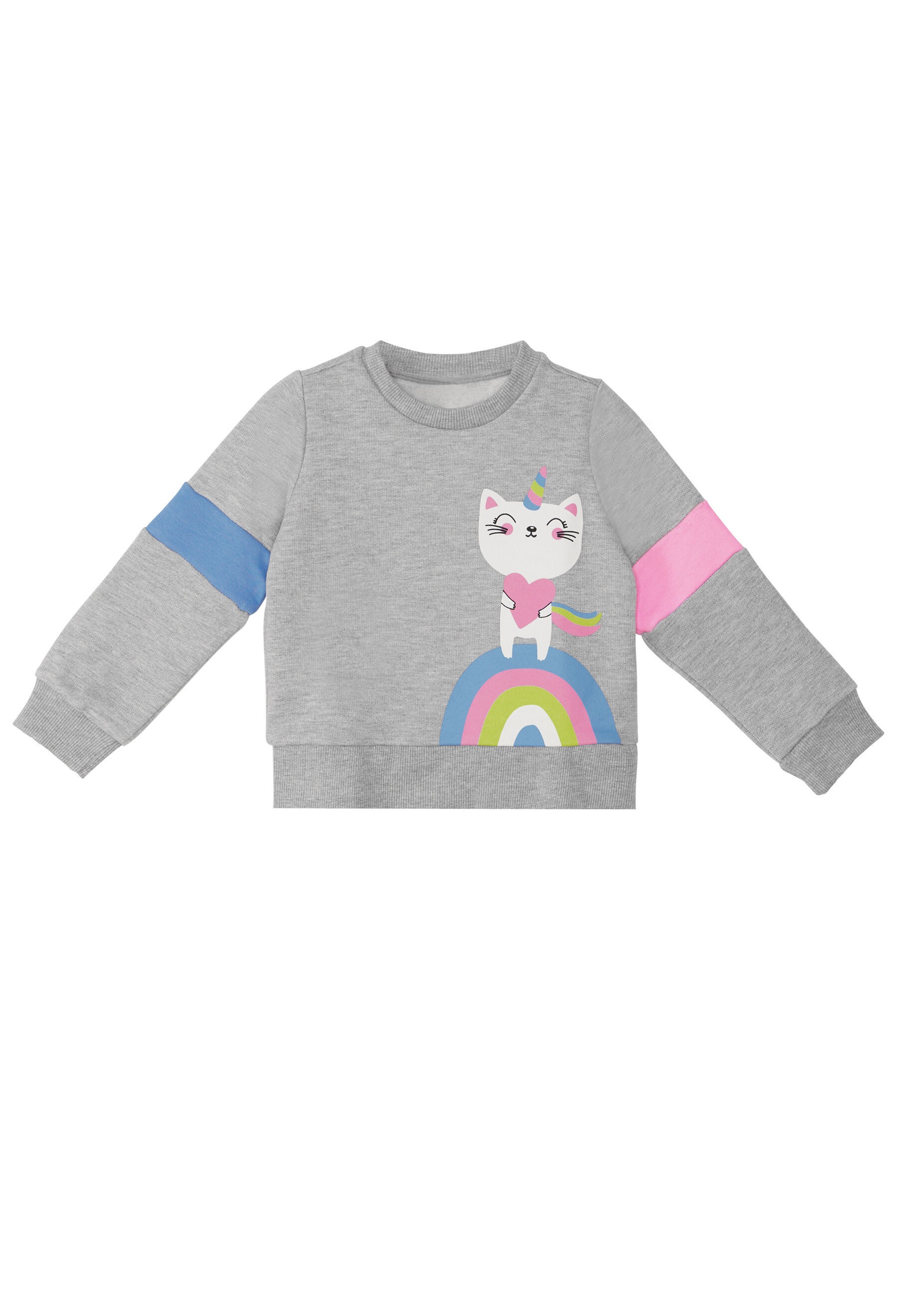 Denokids Hausanzug »Rainbow Cat« 2 Stk. tlg., mit Katzenaufdruck