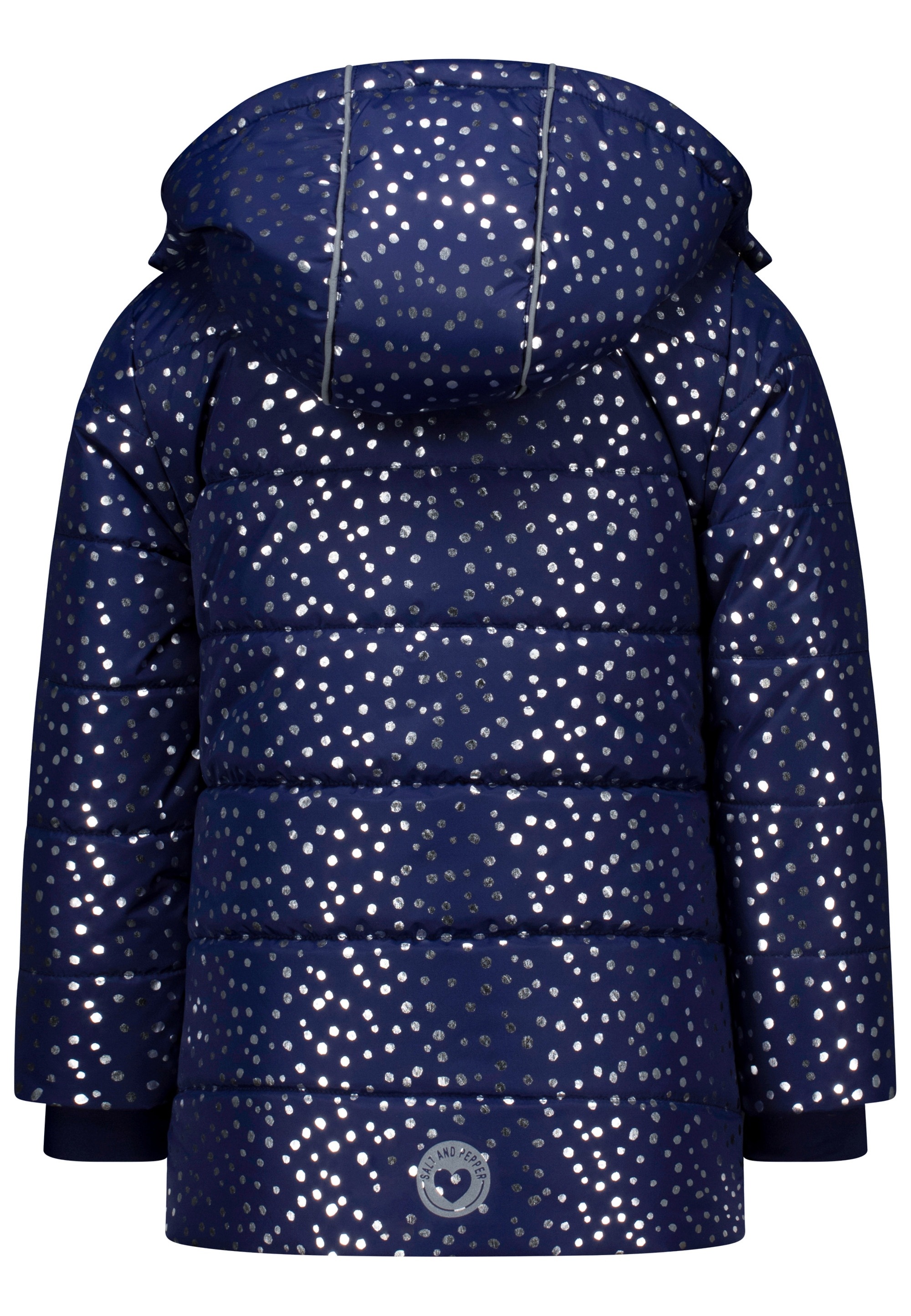 SALT AND PEPPER Outdoorjacke »AOP Punkte«, mit reflektierenden Elementen