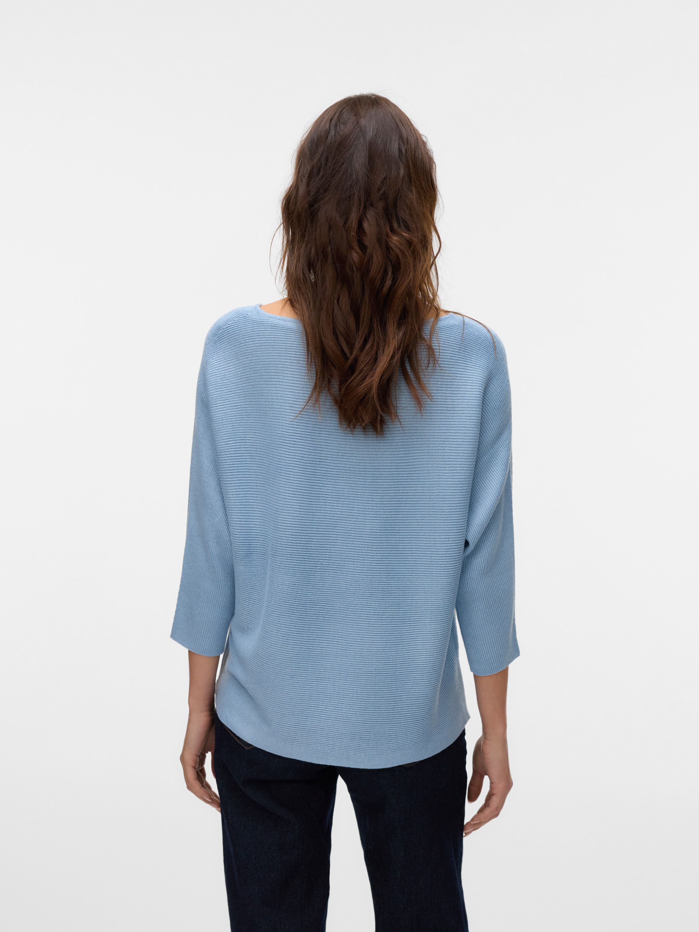 Thumbnail - Vero Moda 3/4 Arm-Pullover "VMNORA 3/4 BOATNECK BLOUSE NOOS" mit Fledermausärmeln