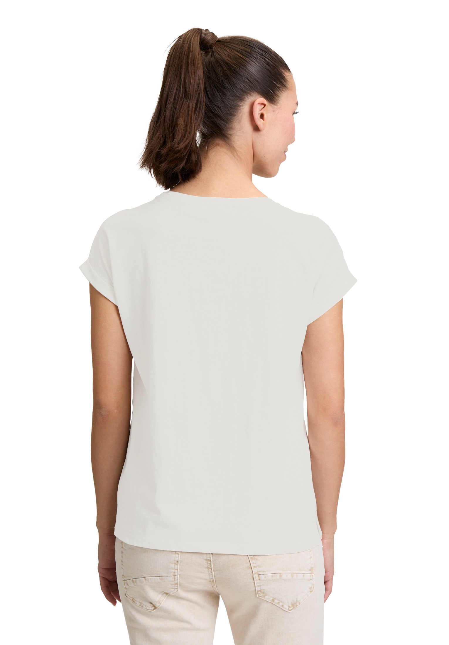Cartoon Kurzarmshirt »Cartoon Printshirt mit Ärmelaufschlag«, (1 tlg.), Placement