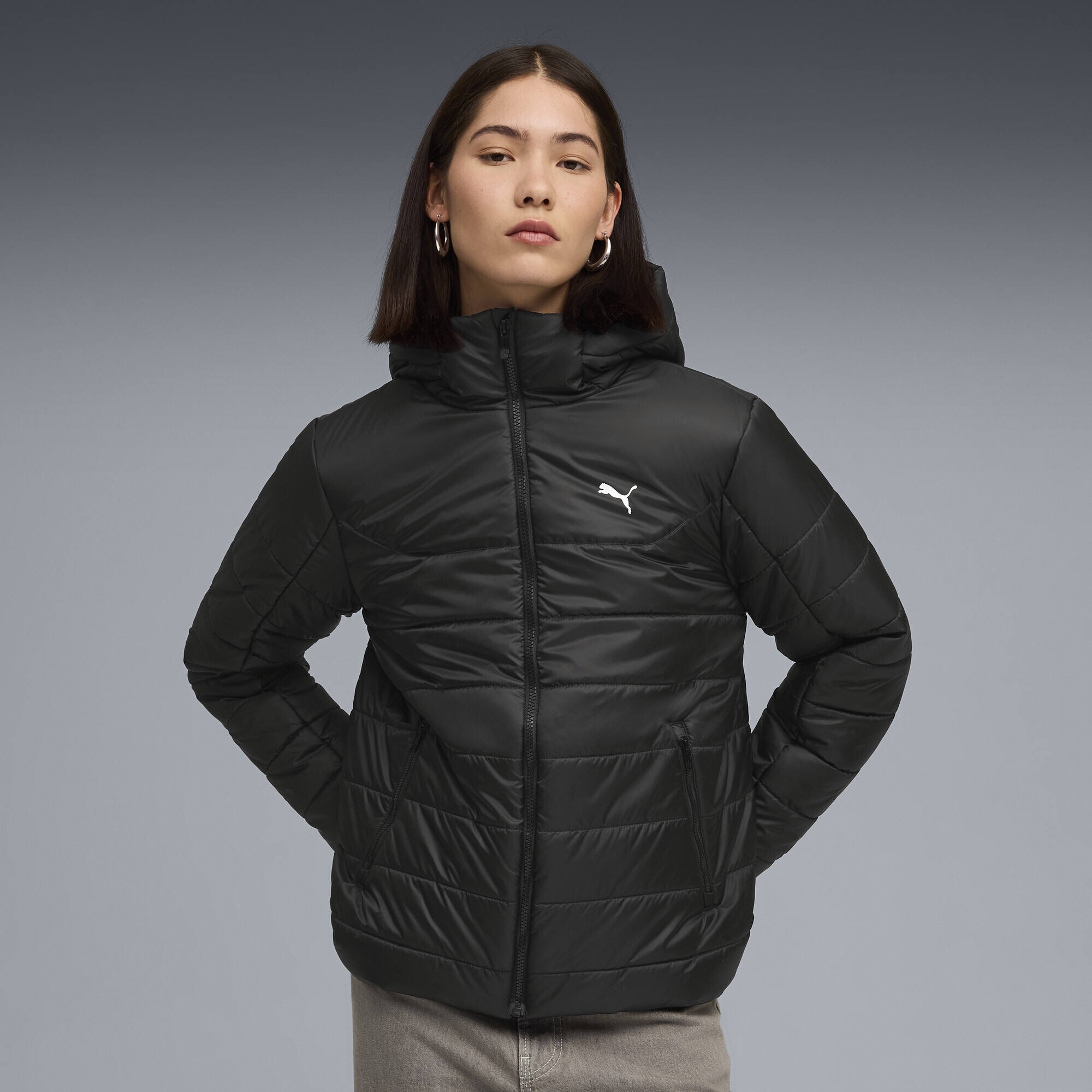 PUMA Winterjacke »Essentials Wattierte Kapuzenjacke Damen«
