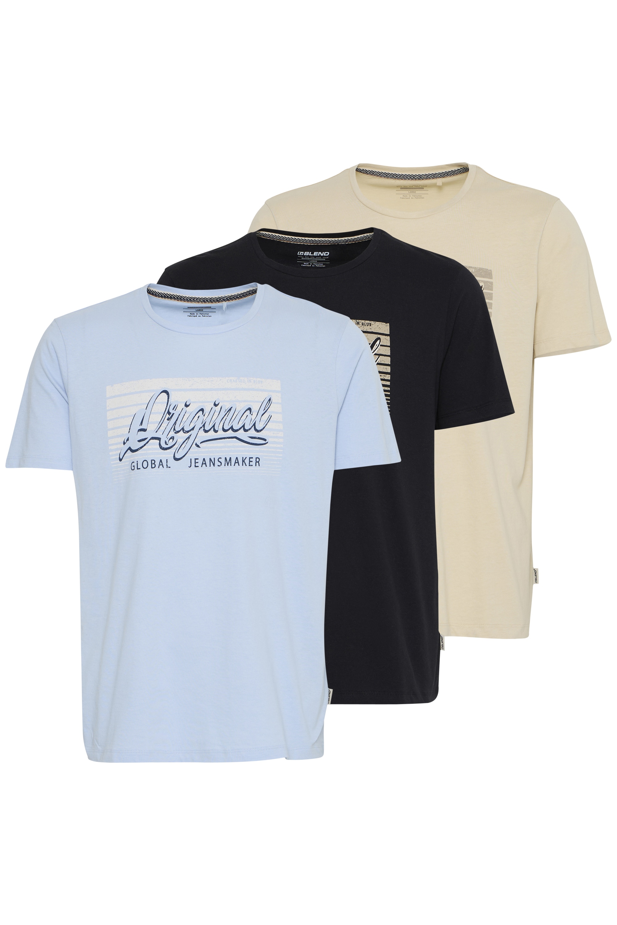 Blend T-Shirt "T-Shirt BHTee 3 Pack"