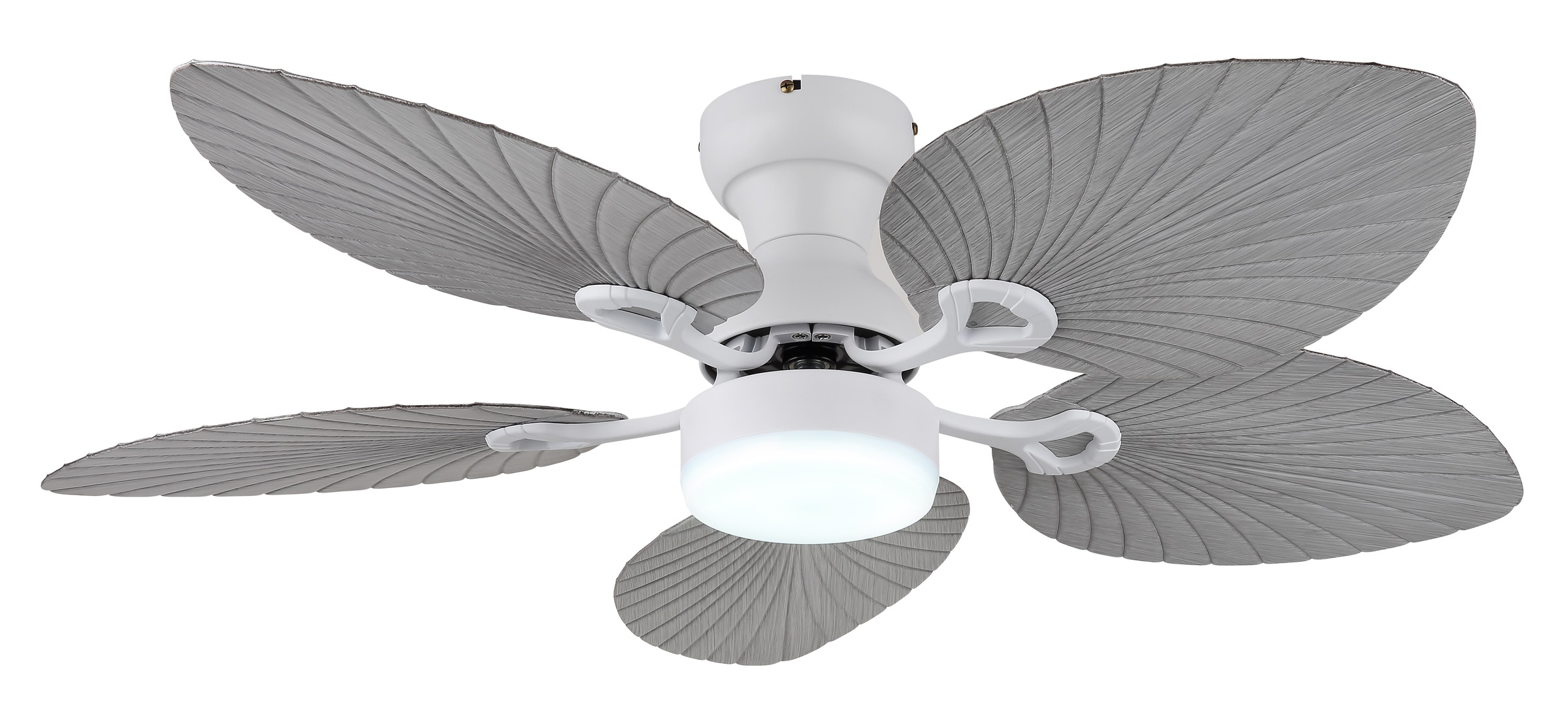 GLOBO LIGHTING Deckenleuchte »ELISE« LED-Modul 1 Stk. warmweiß - kaltweiß Ventilator kühlen-heizen holzoptik CCT 3000/4500/6000K