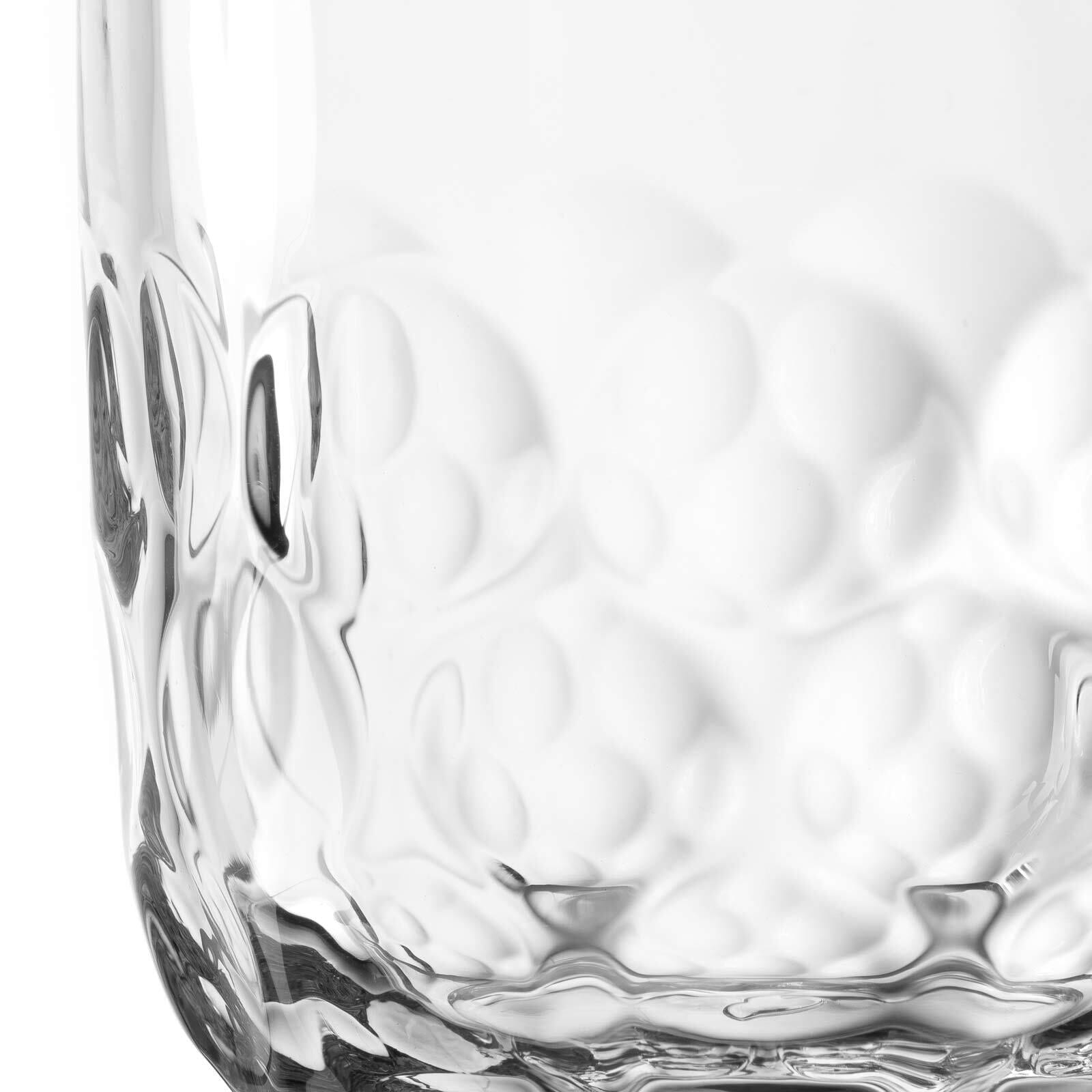 LEONARDO Latte-Macchiato-Glas »Kaffeegläser (1) Gocce 220 ml 6er Set transparent«