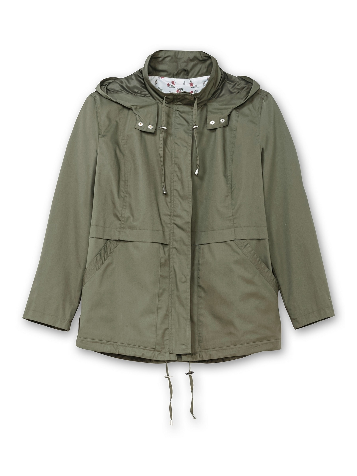Sheego Outdoorjacke »Große Größen«, mit Kapuze, mit Kapuze und Stehkragen