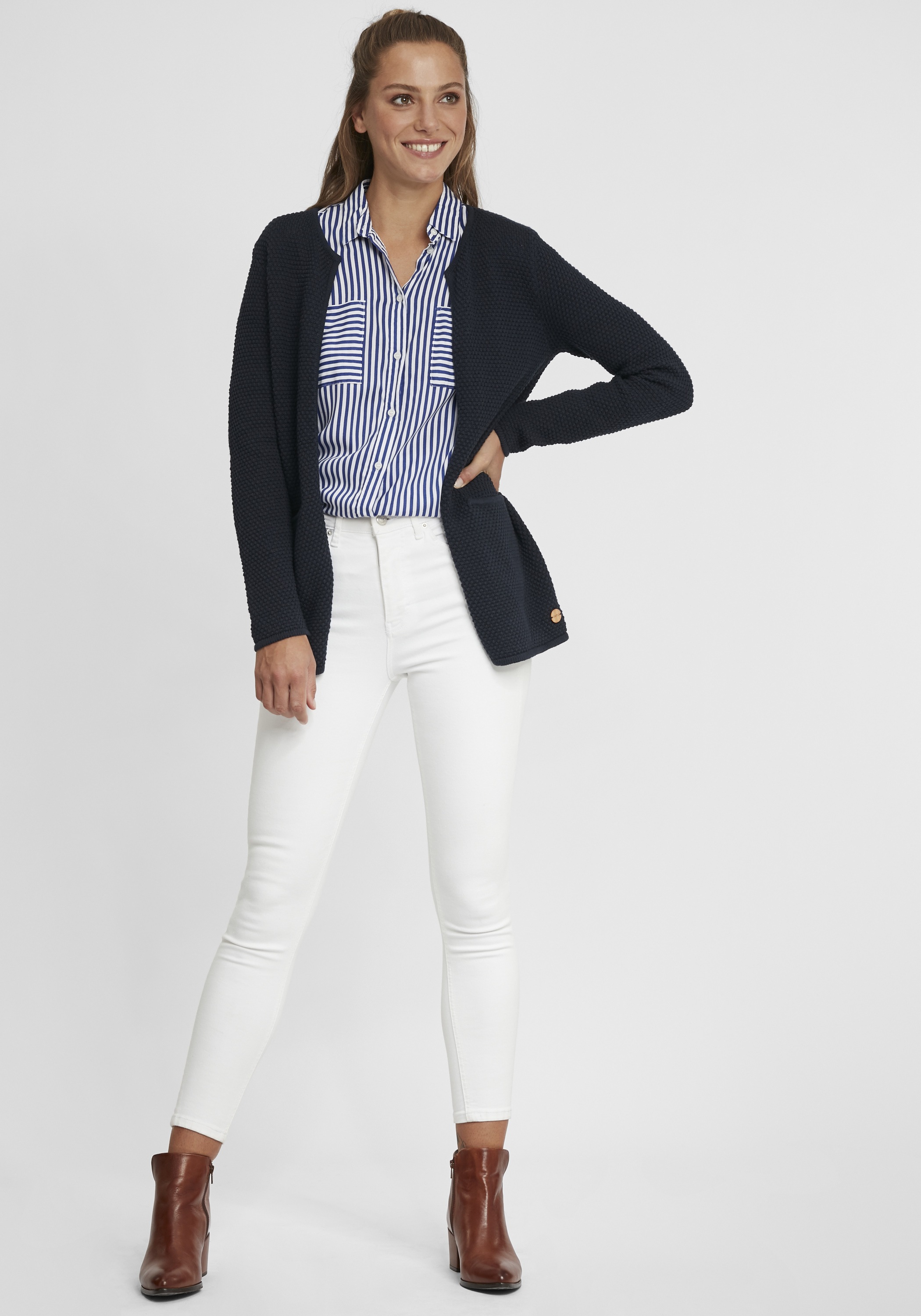 OXMO Strickjacke »Strickjacke OXHilda«