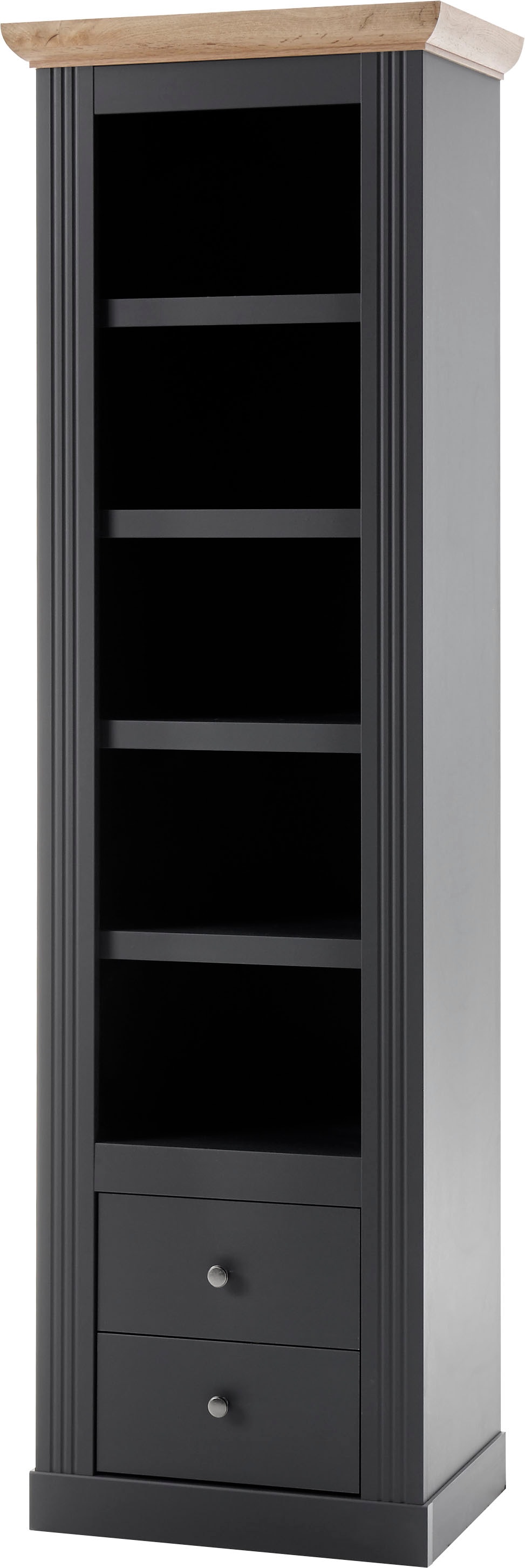 OTTO home Regal "Westminster, Garderobenschrank, Wohnzimmerschrank, Mehrzweckschrank" Schrank, Metallgriffe, vielseitig einsetzbar, in 2 Farben erhältlich