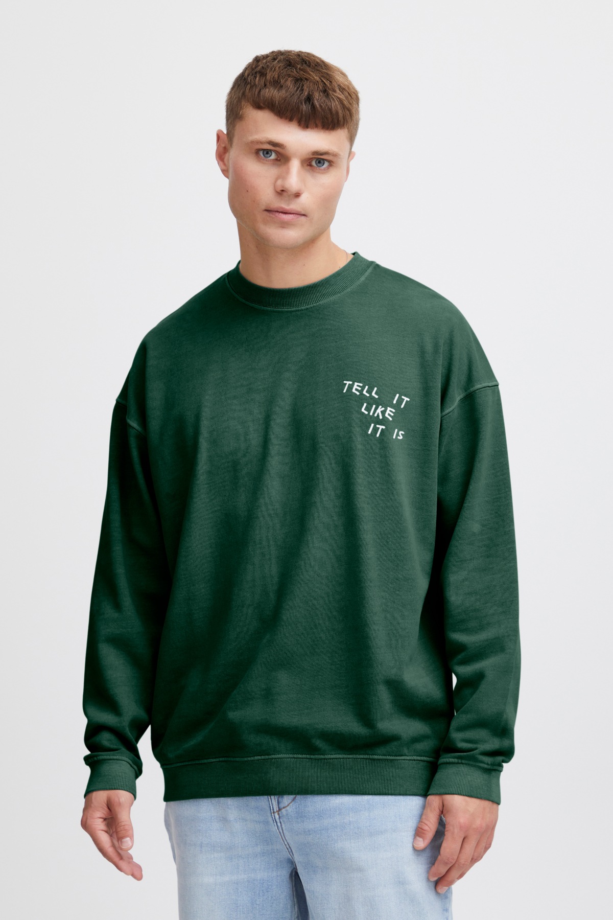 Solid Longpullover "Sweatshirt SDIngvor" günstig online kaufen