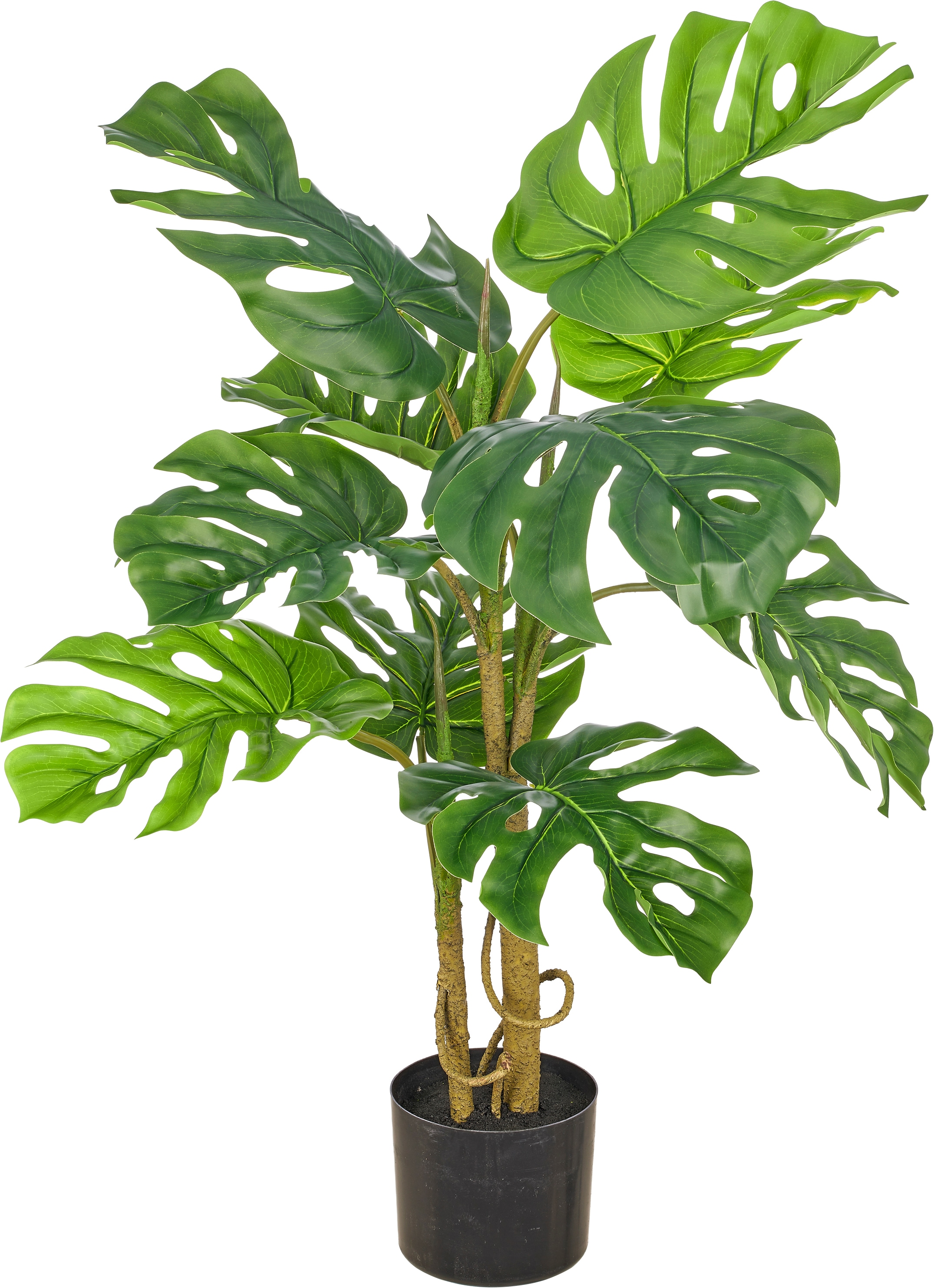 Creativ green Kunstpflanze "Splitphilodendron" mit naturgetreuem Blattwerk