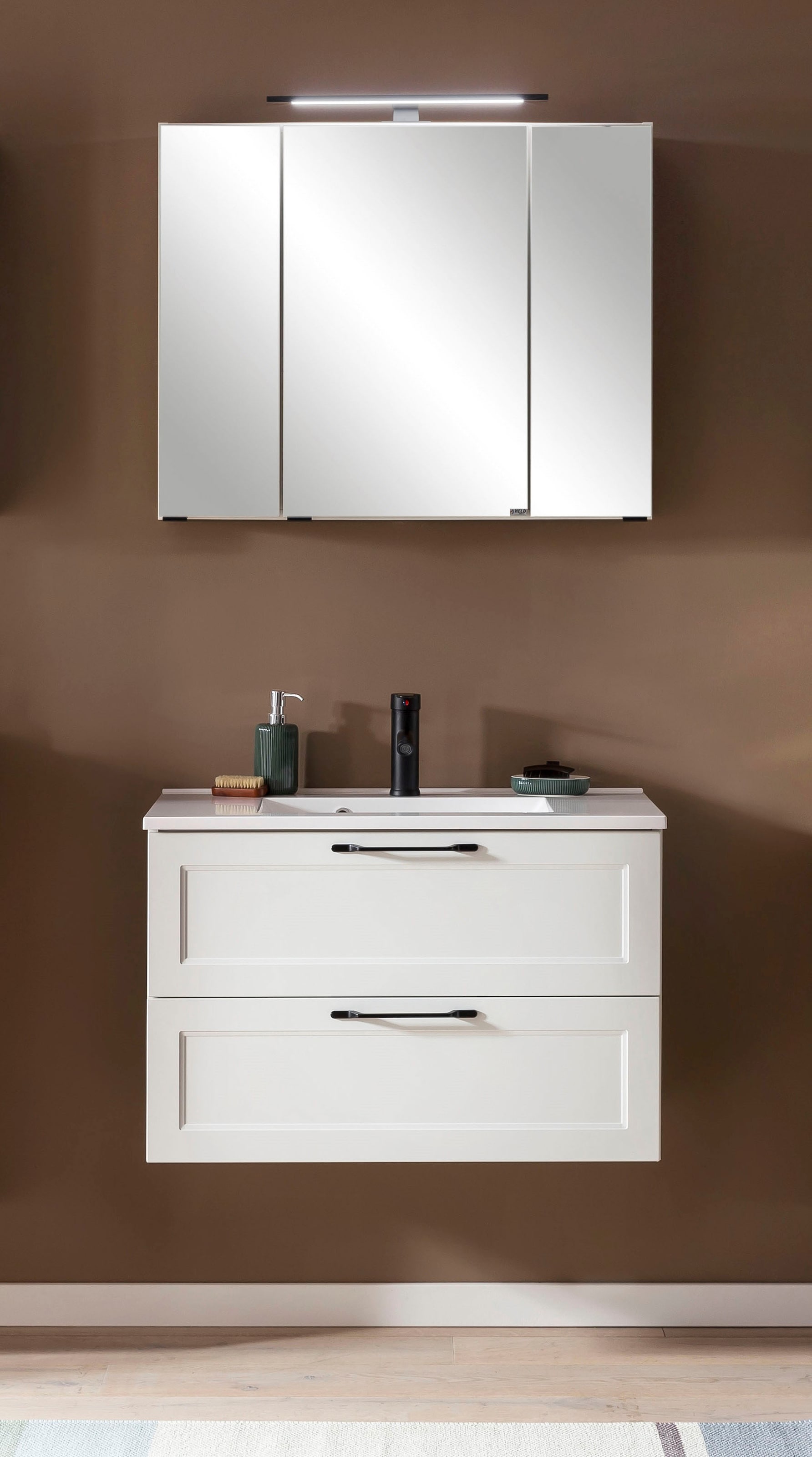 welltime Badmöbel-Set "Lana" Komplett-Set, 2 Stk. tlg. günstig online kaufen