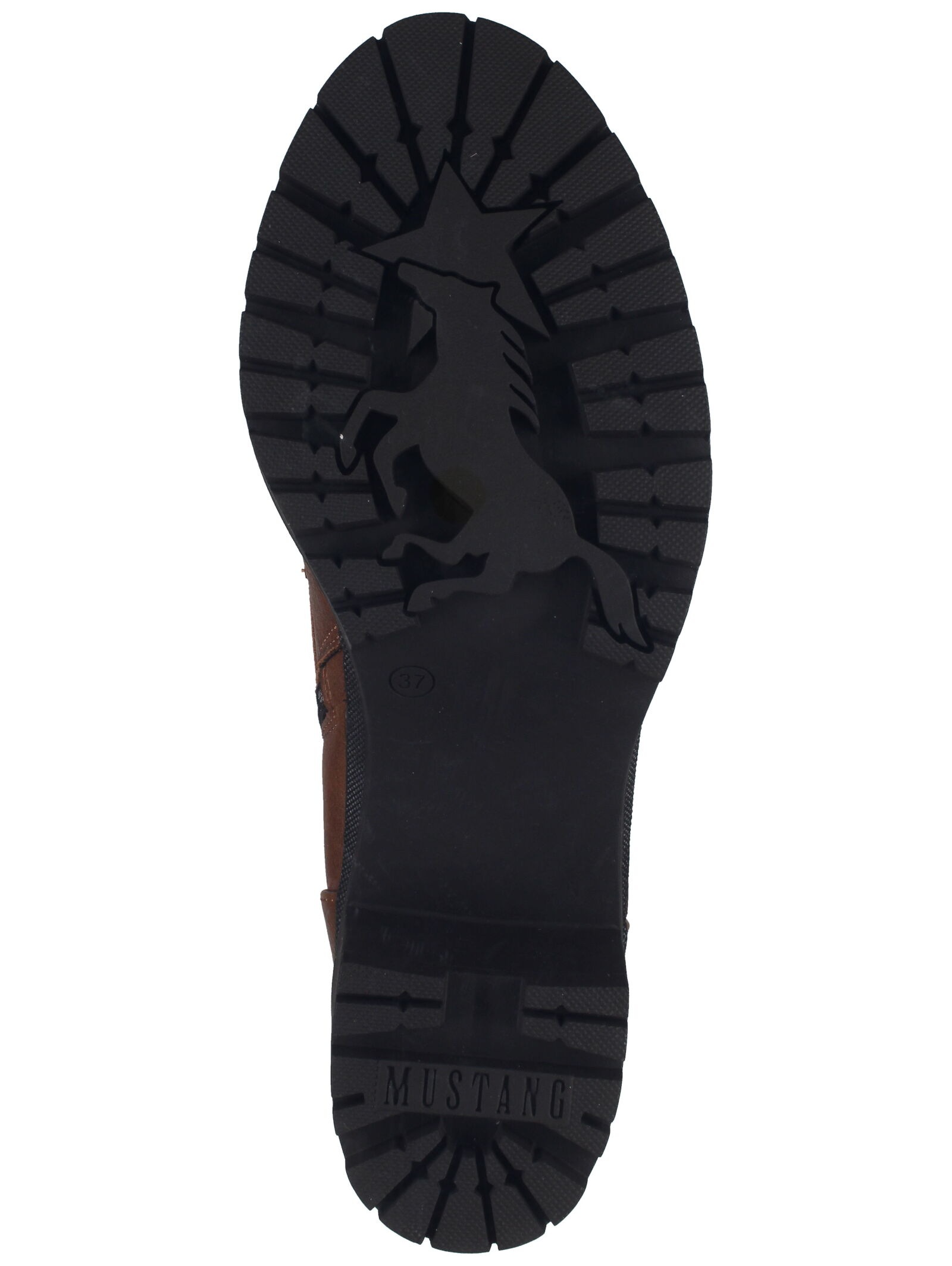 Mustang Shoes Schnürstiefelette »Mustang Shoes Stiefelette Lederimitat/Textil«
