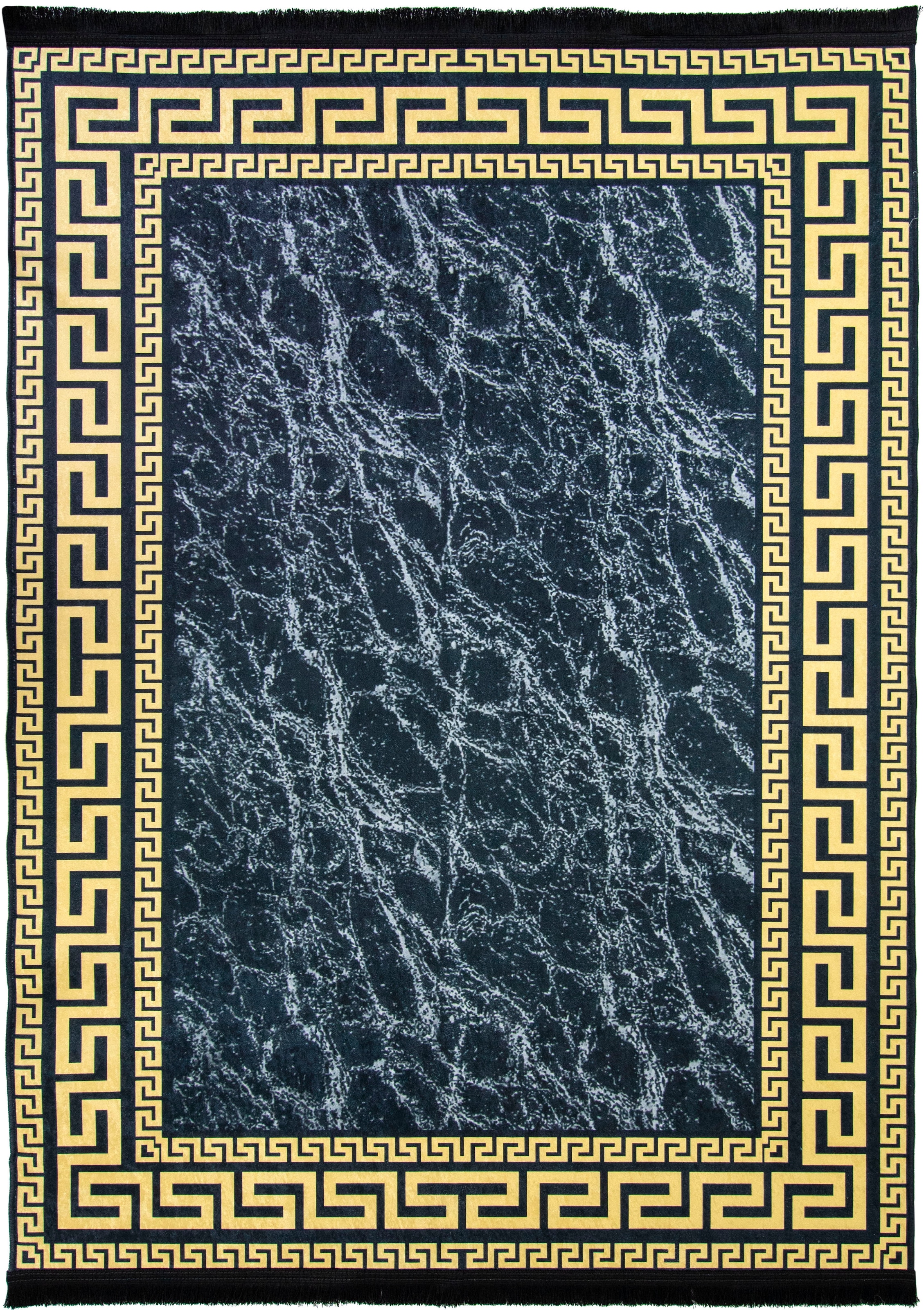 Teppich »Sultan 0066«, rechteckig, Kurzflor, bedruckt, modernes Marmor Design, mit...