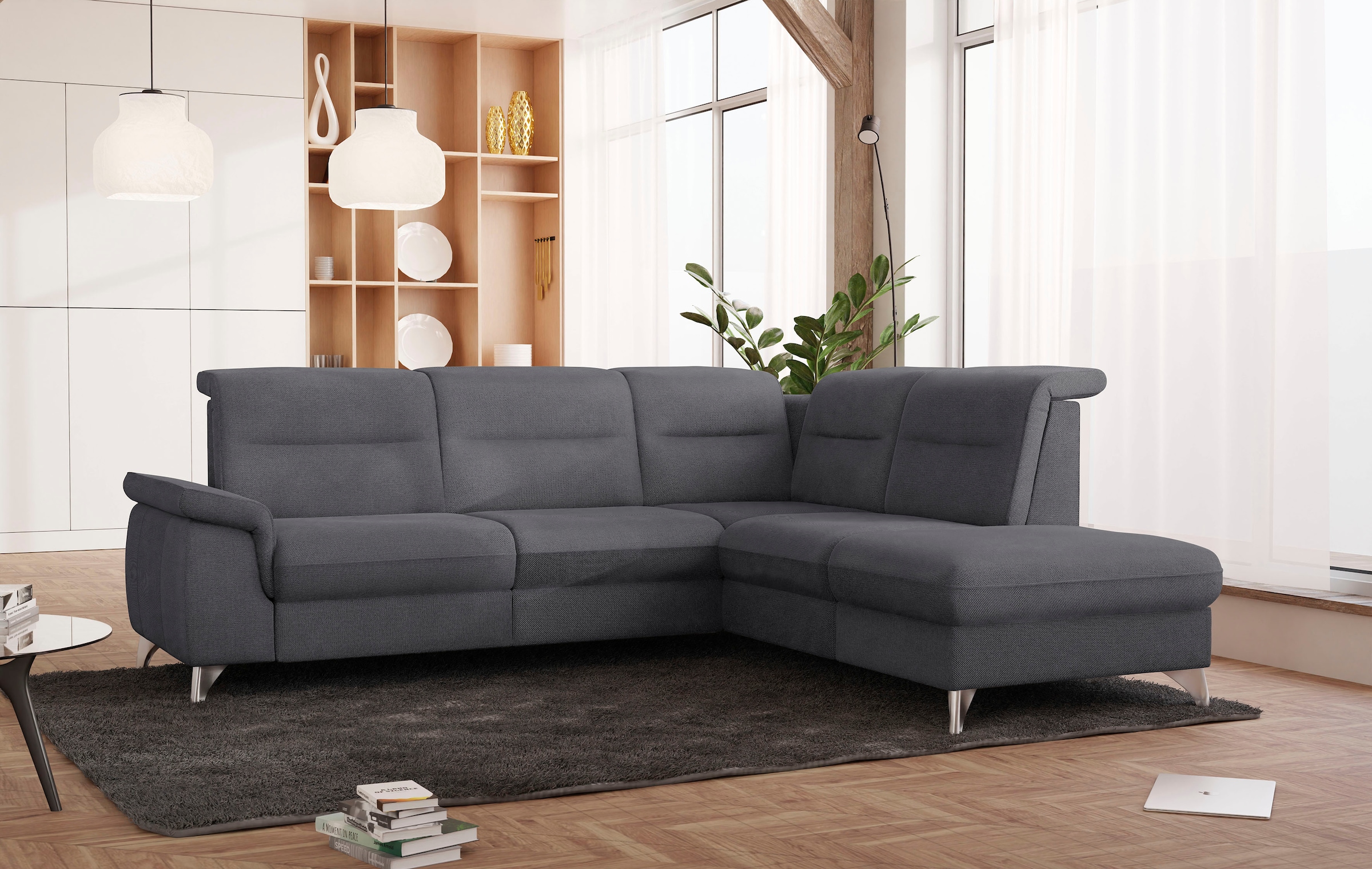 sit&more Ecksofa "Astoria L-Form", wahlweise mit motorischer Relaxfunktion günstig online kaufen