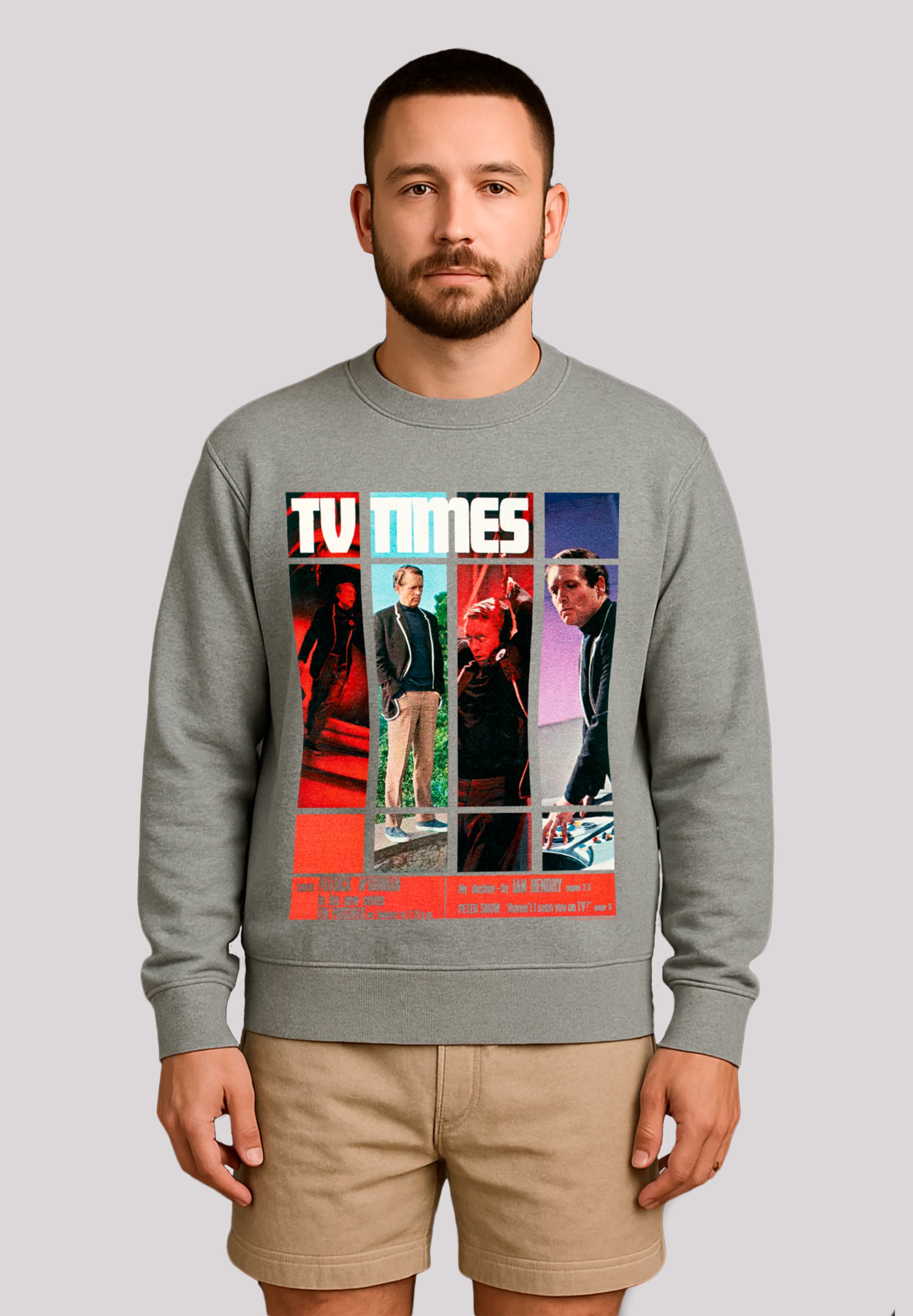 F4NT4STIC Sweatshirt "TV Times Patrick McGoohan The Prisoner 1967 Cover", P günstig online kaufen