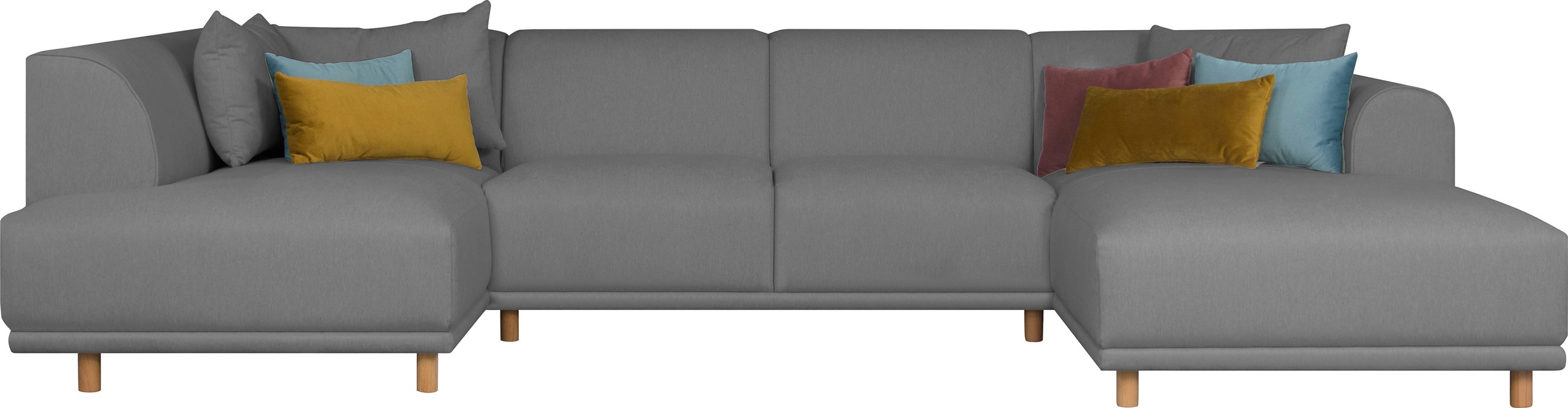 OTTO home Wohnlandschaft "Maroon U-Form" in skandinavischem Design, mit los günstig online kaufen