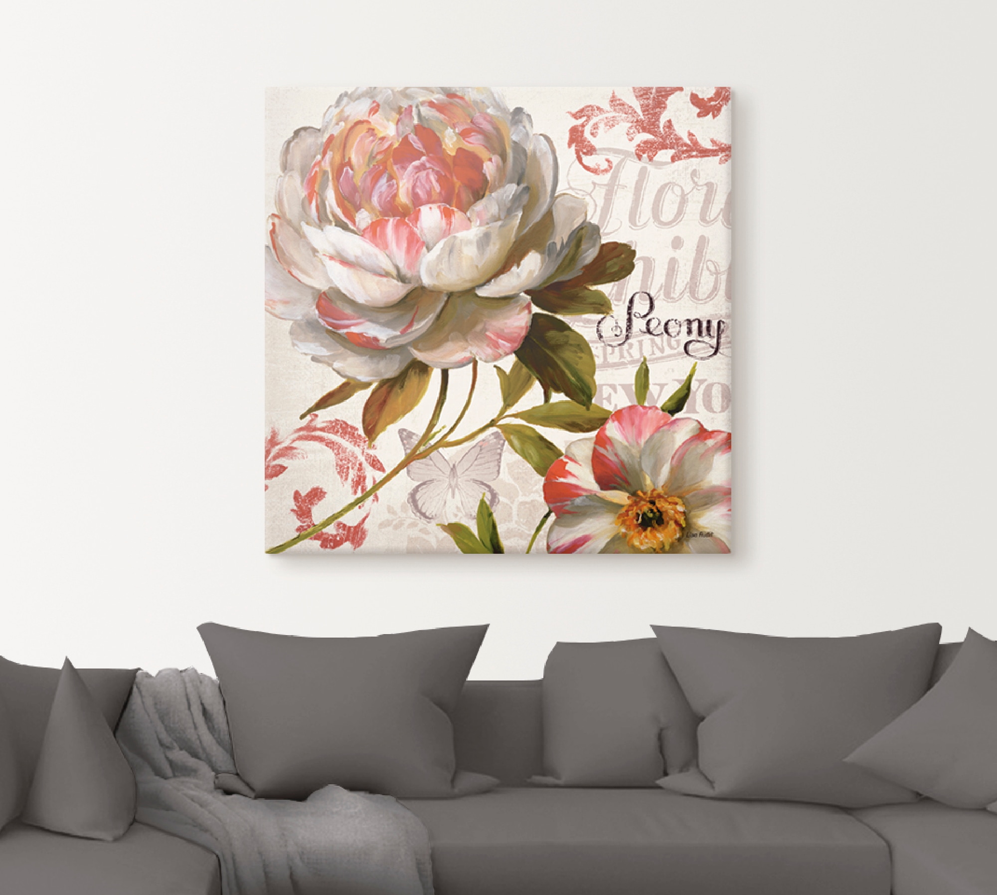 Artland Wandbild »Frühlingsgespür III«, Blumen, (1 St.), als Leinwandbild,  Wandaufkleber oder Poster in versch. Größen bestellen | BAUR