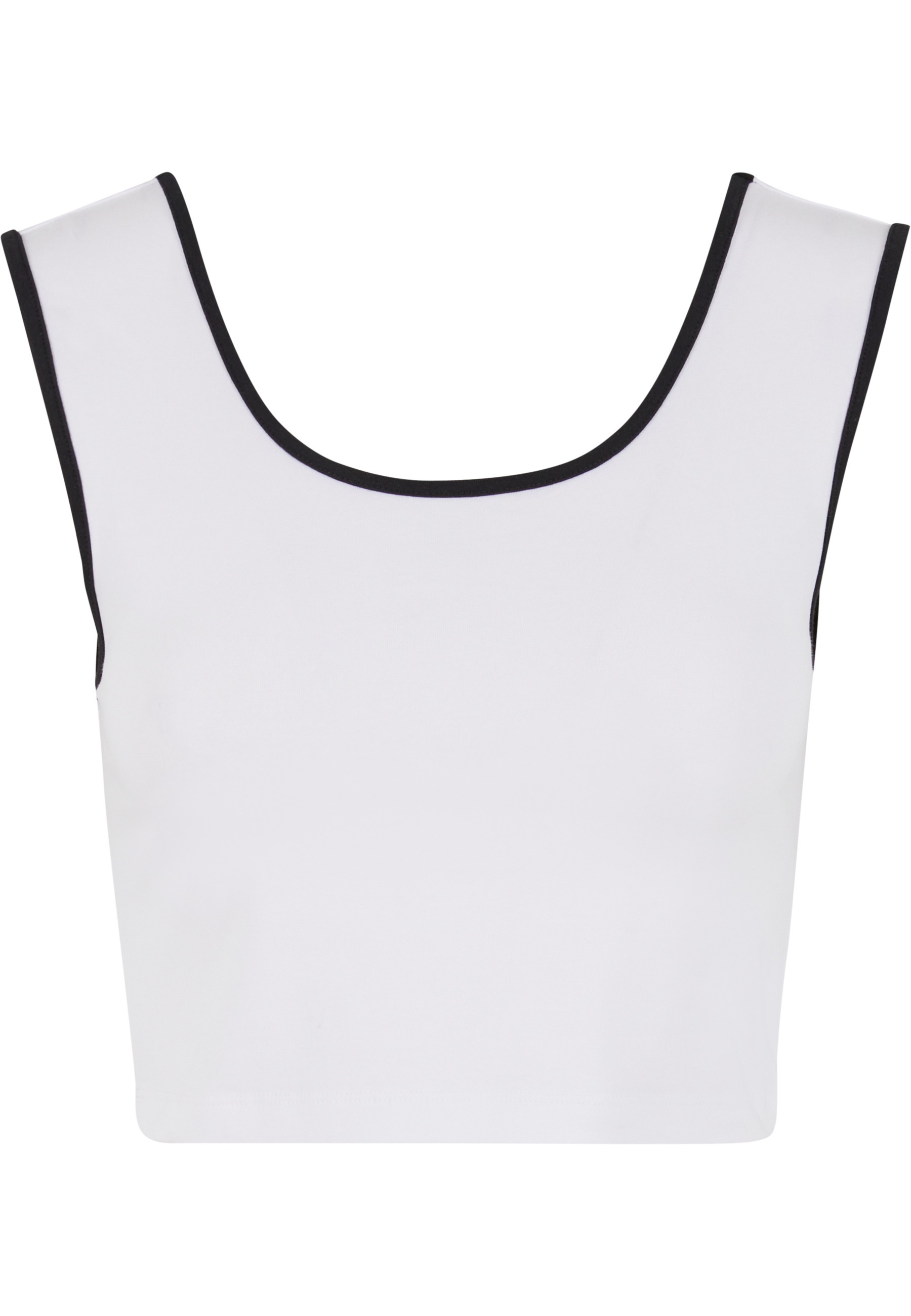 URBAN CLASSICS T-Shirt "Urban Classics Ladies Contrast Cropped Top" 1 Stk. günstig online kaufen