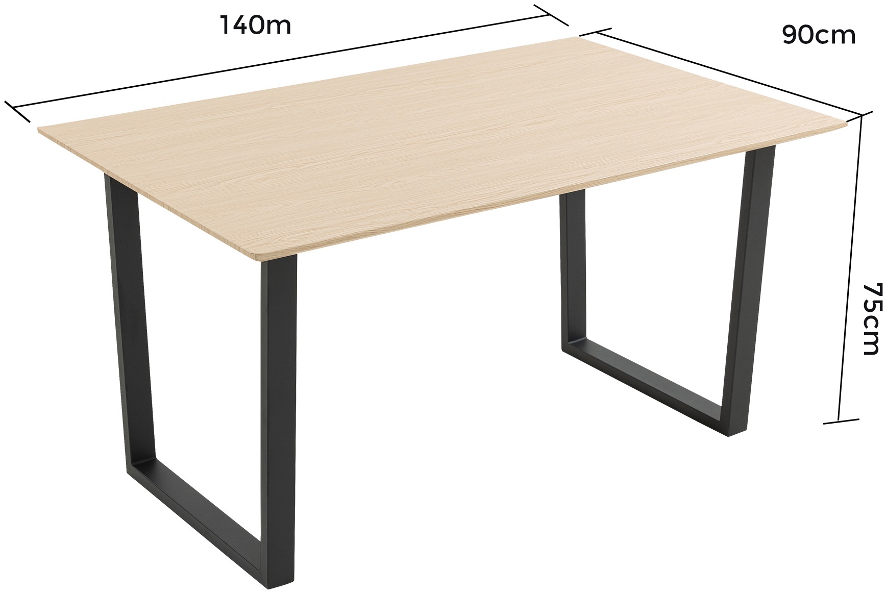 Duo Collection Esstisch »Tisch Nala« 1 Stk. tlg. stabiles Metallgestell