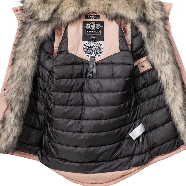 Navahoo Wintermantel »Sweety«, abgefahrener Winterparka m. 2 Kunstpelz- Kapuzen kaufen | BAUR