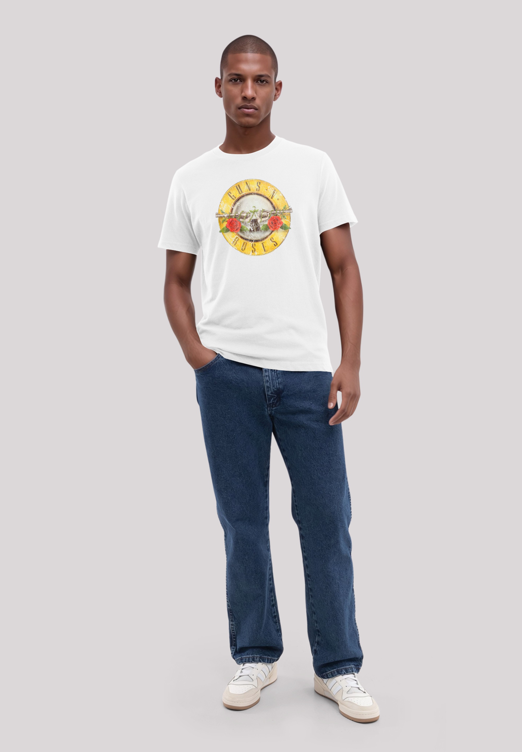 F4NT4STIC T-Shirt »Guns 'n' Roses Vintage Bullet Logo«, Premium Qualität Streetwear