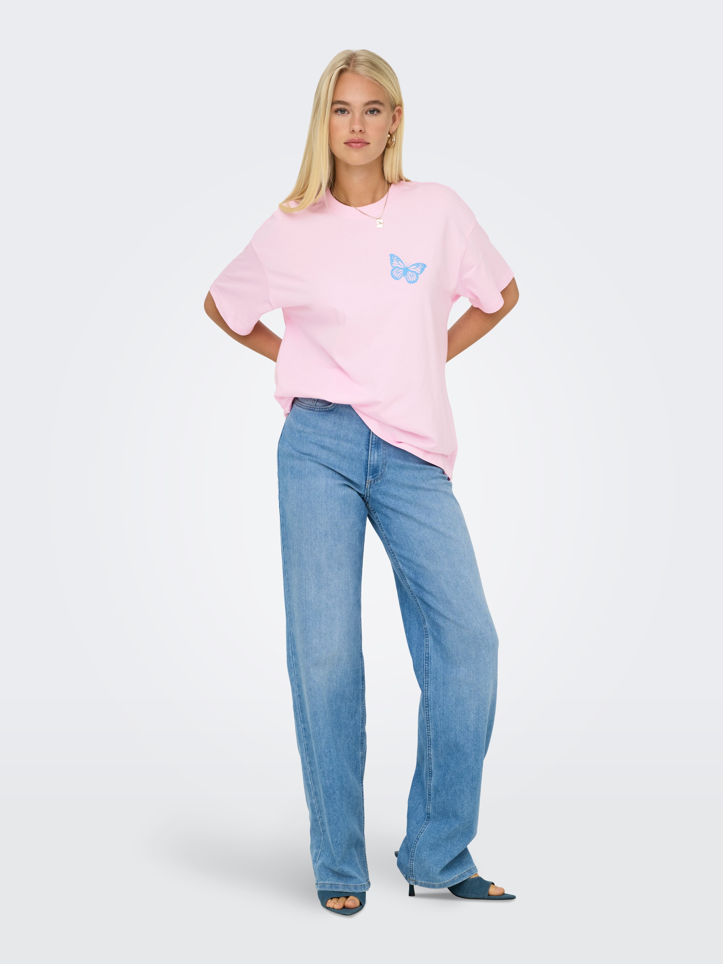 ONLY Kurzarmshirt »ONLVIVVI LIFE S/S LOVELY TOP JRS«