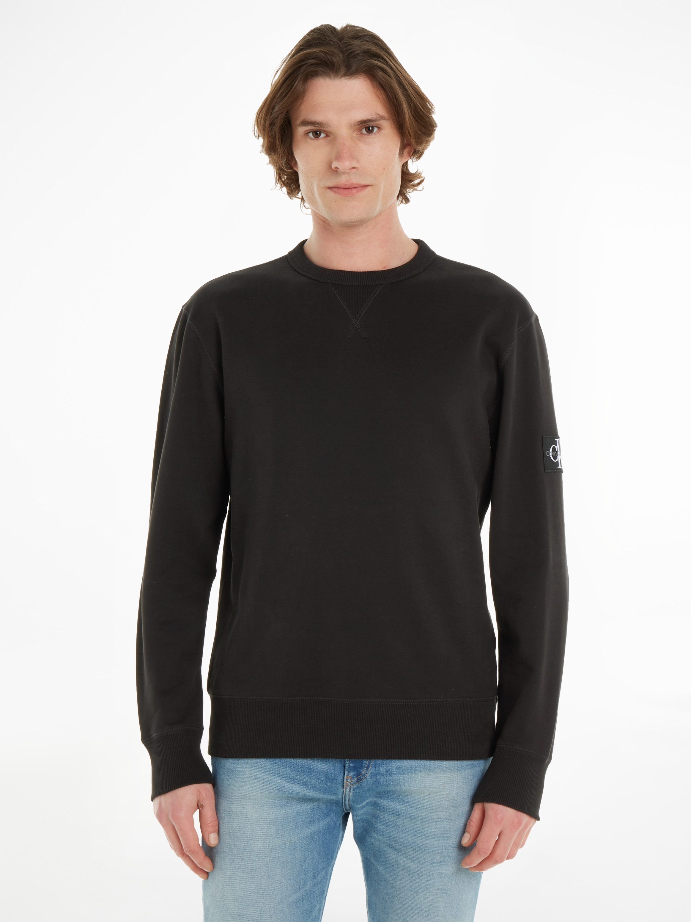 Calvin Klein Jeans Sweatshirt "BADGE CREW NECK", mit Logopatch günstig online kaufen