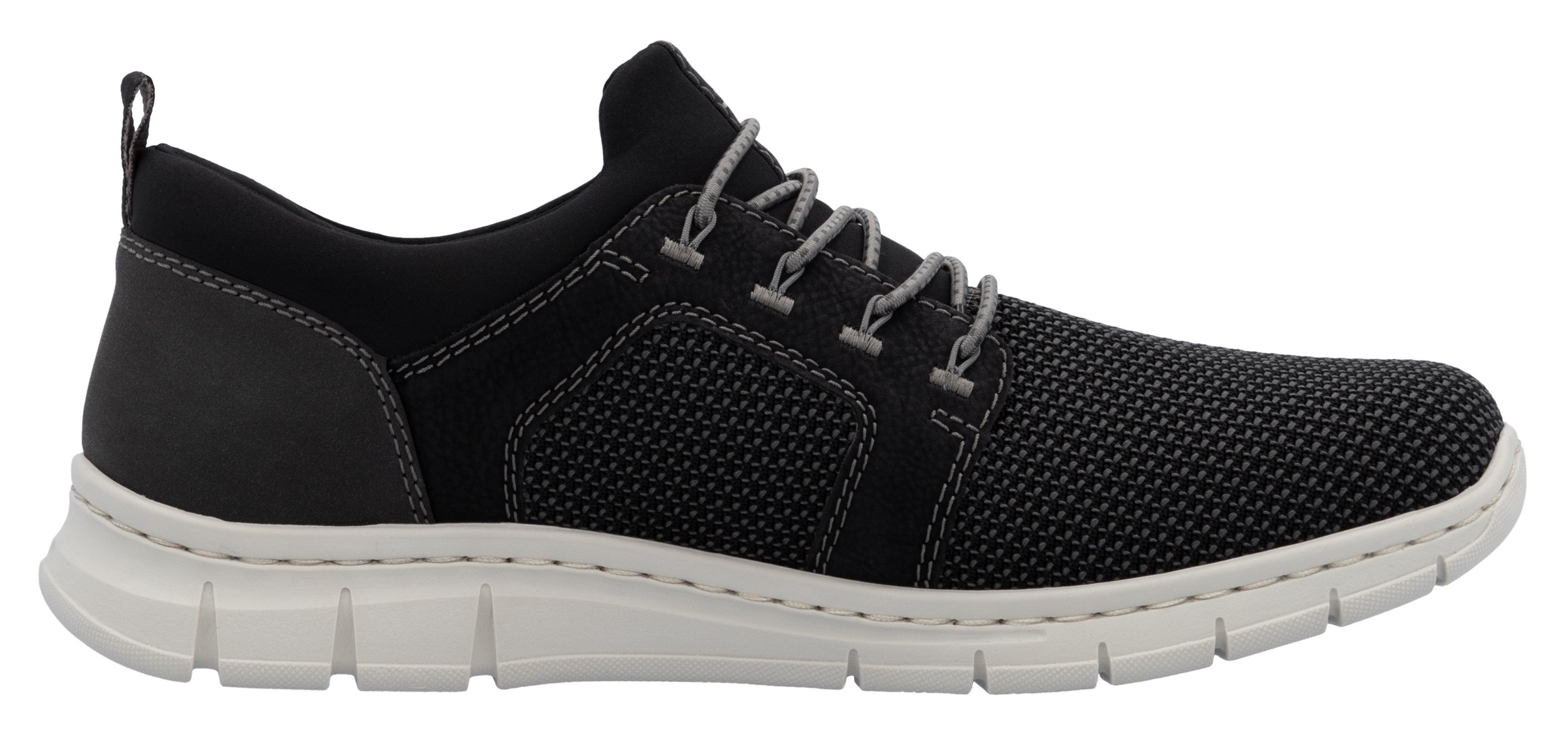 Rieker Slip-On Sneaker, Schlupfschuh, Halbschuh, Freizeitschuh mit Gummizug, zum Schlupfen