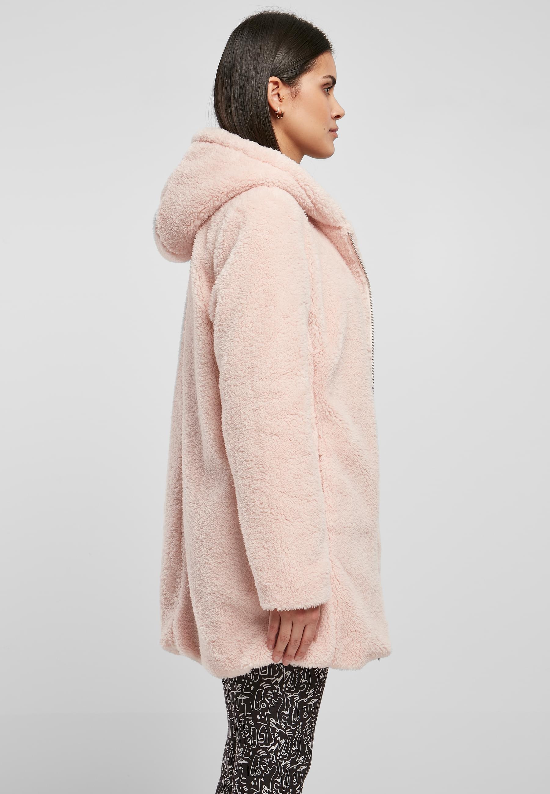 URBAN CLASSICS Allwetterjacke »Urban Classics Damen Ladies Sherpa Jacket«, (1 St.), mit Kapuze