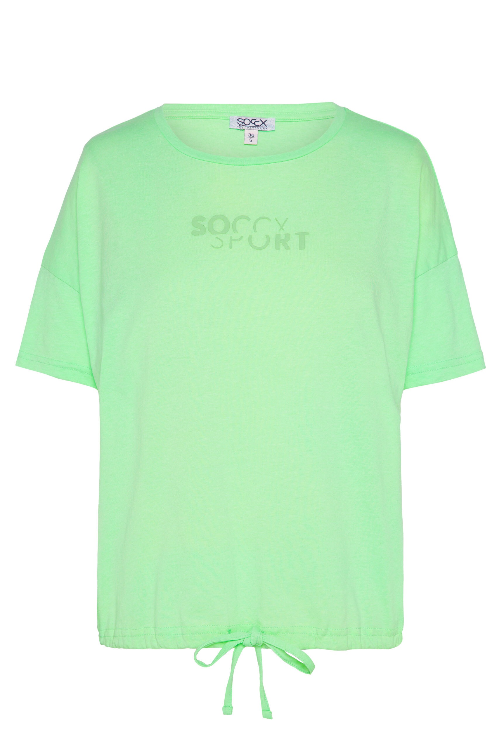SOCCX Rundhalsshirt, mit Baumwolle günstig online kaufen