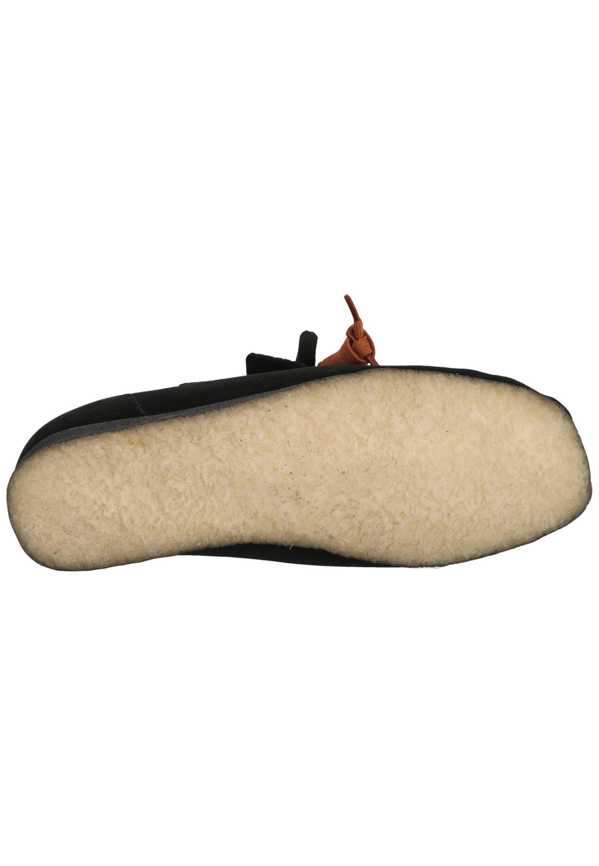 Clarks Schnürschuh »Wallabee Boot. Black Sde«  mit ikonischer Sohle
