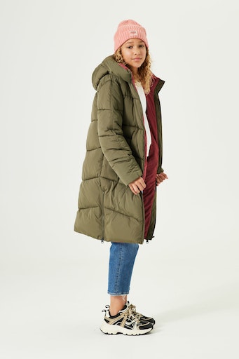 Steppjacke, mit Kapuze
