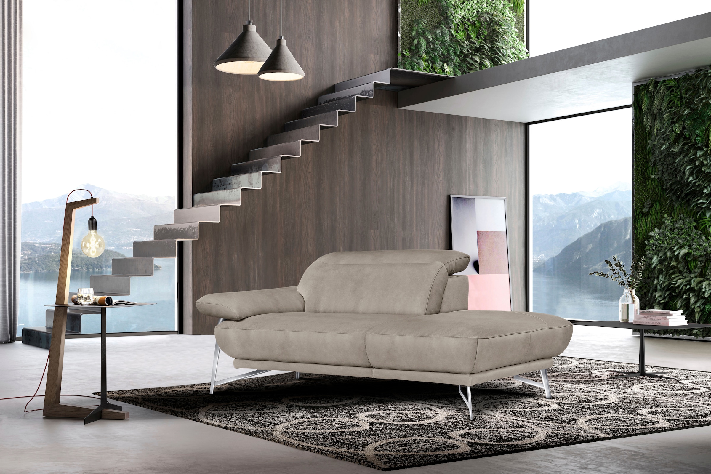 Egoitaliano Ottomane "Anais, erstklassiges Designsofa, Breite 179 cm, Fußfa günstig online kaufen