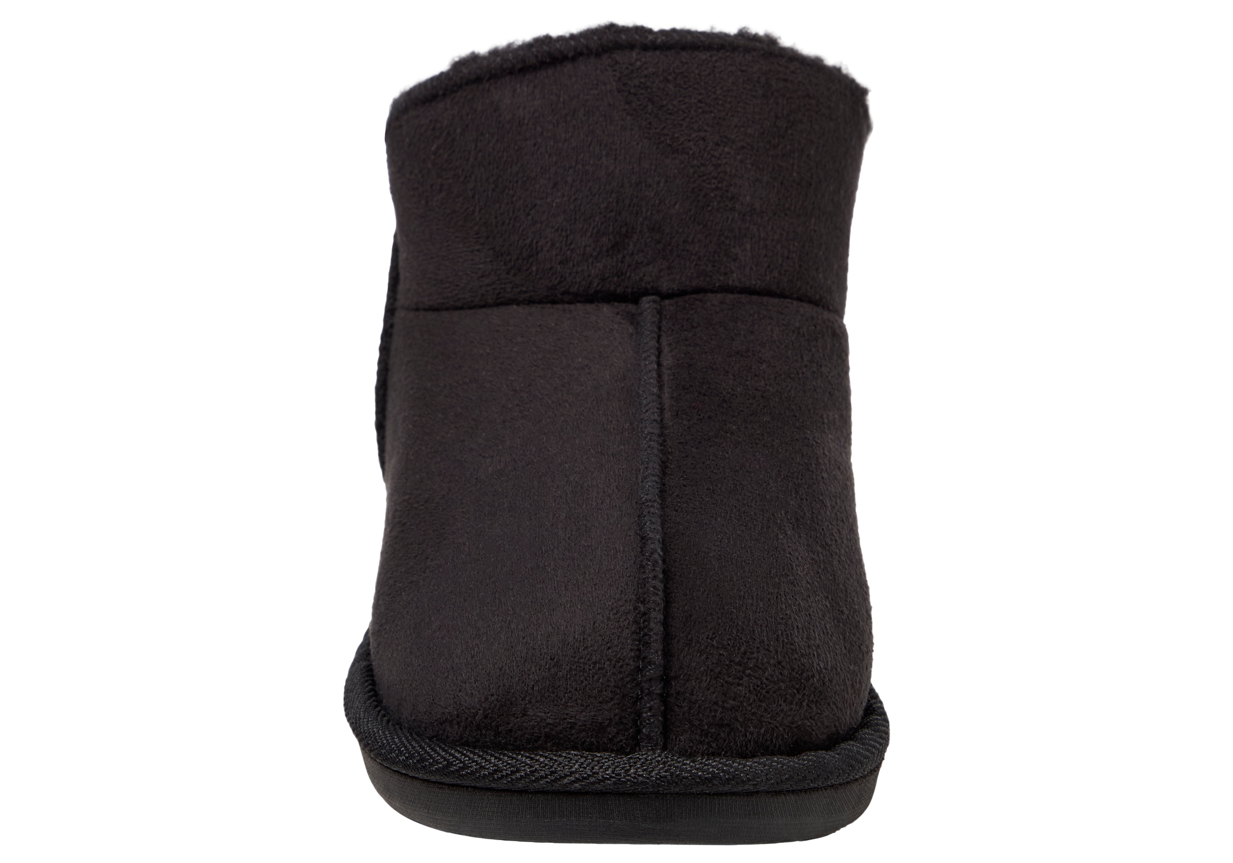 Apollo Hausschuh »LADIES HOME BOOTS SUEDE«, mit Logoprägung und kuscheligen, wärmenden Innenfutter