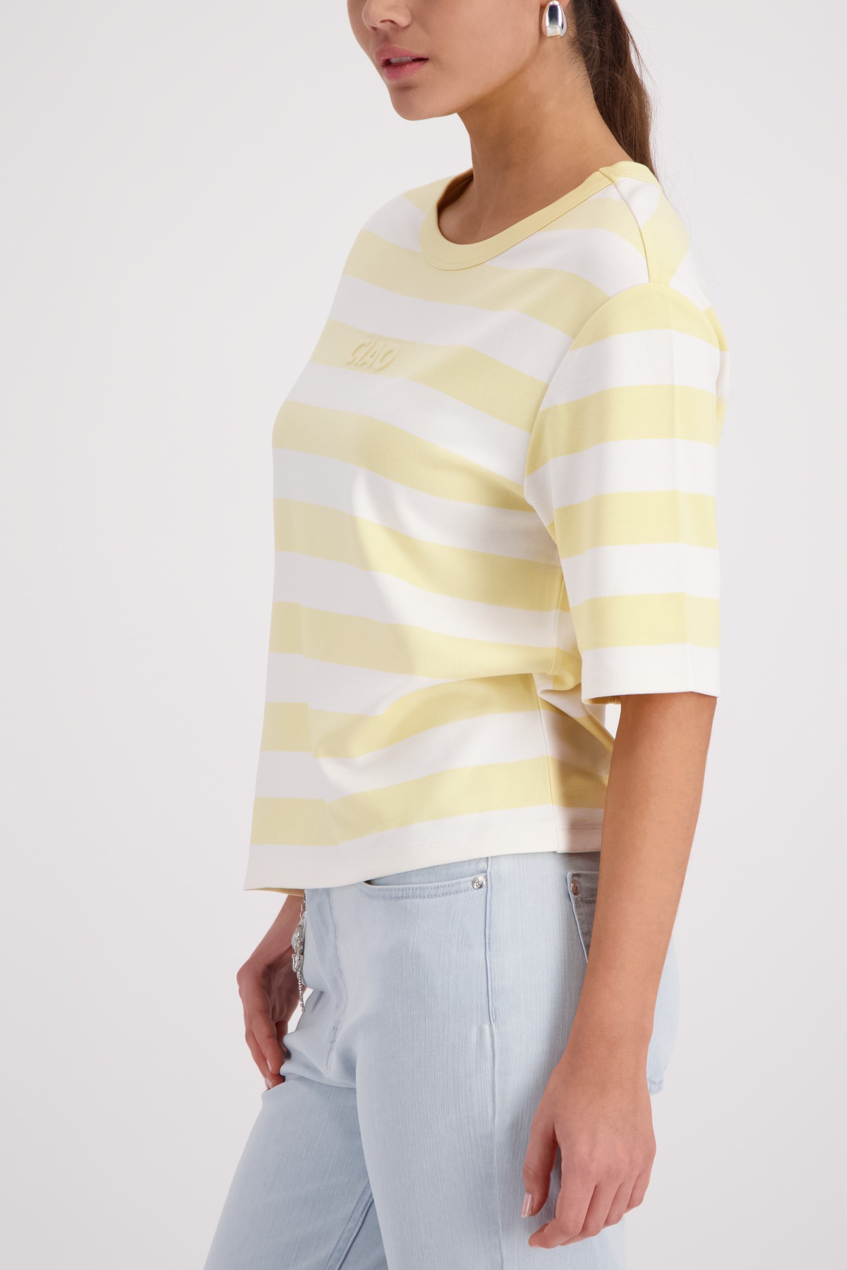 Thumbnail - Monari Sweatshirt "Sweatshirt Basic Ringel", Regular fit mit Streifen