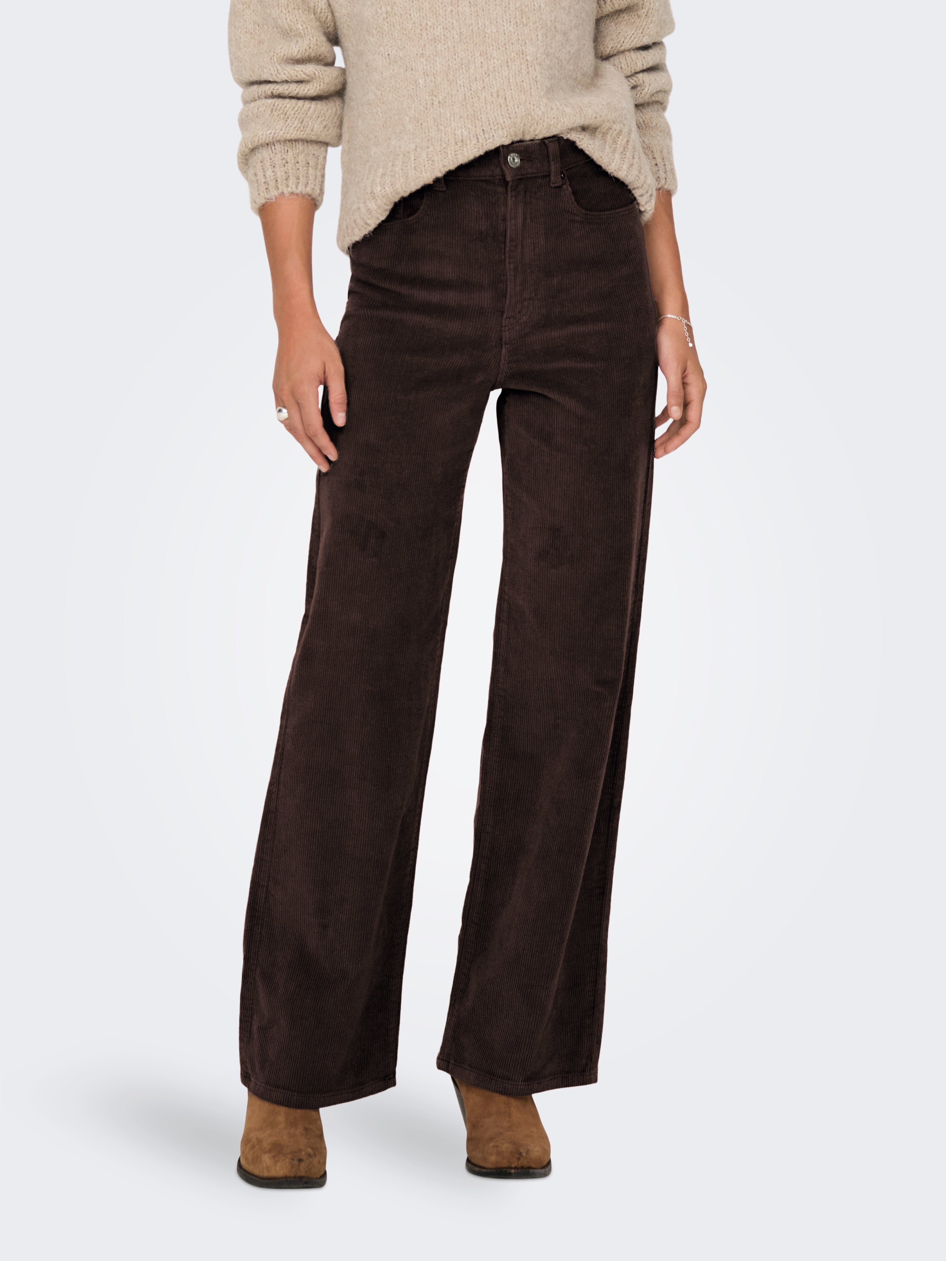 Only Cordhose "Onlhope Global Hw Wide Cord Pnt Noos" Baumwollmischung